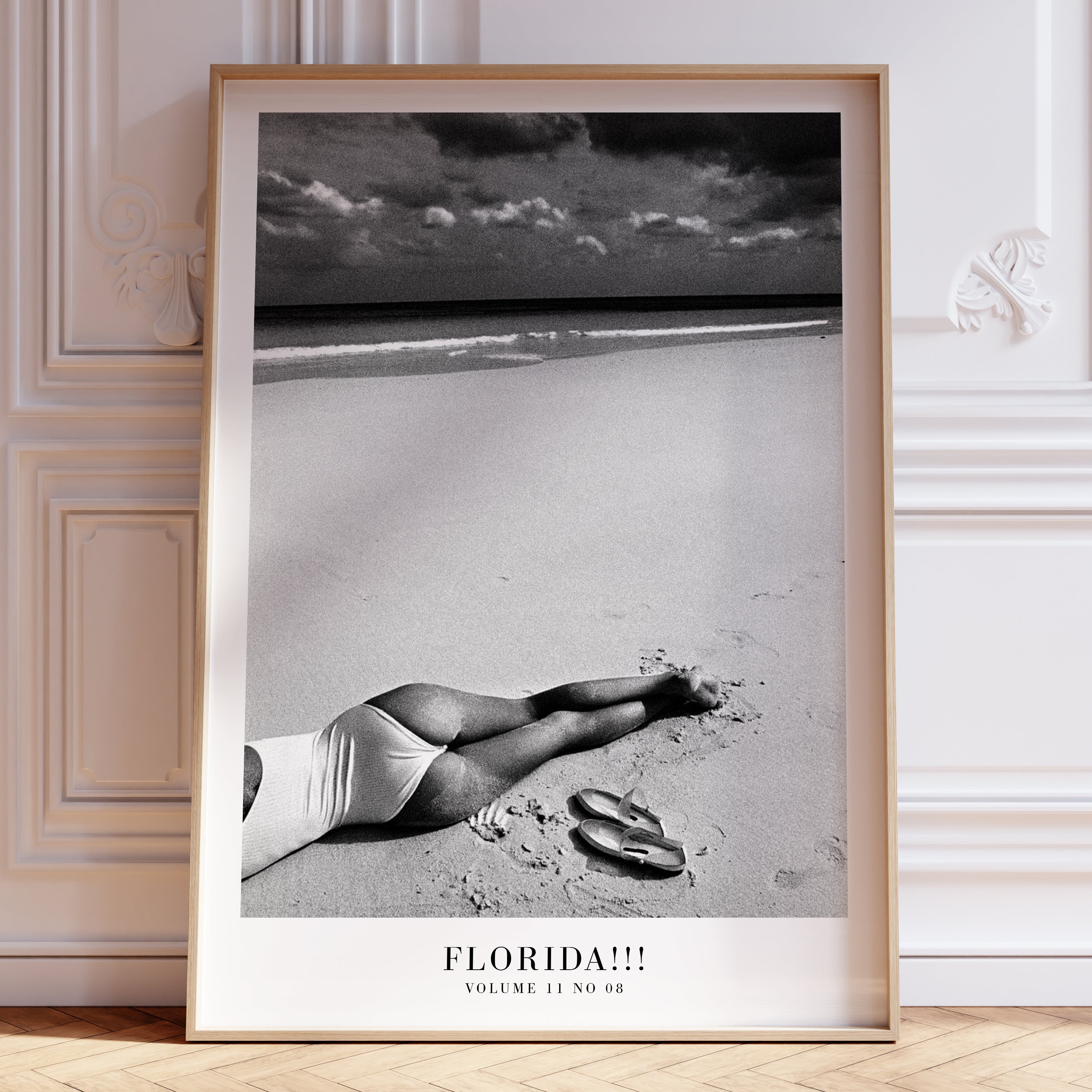 Florida!!! Tortured Poets Department Taylor Swift–inspired poster featuring beach
