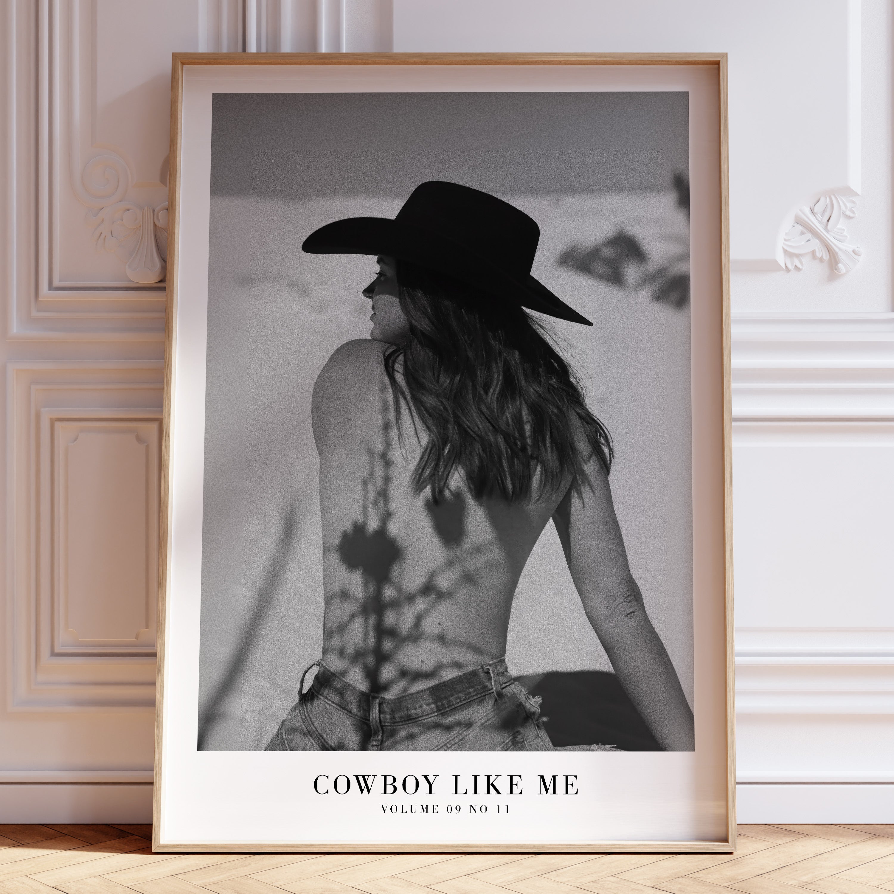 Cowboy Like Me Evermore Taylor Swift–inspired poster cowgirl western
