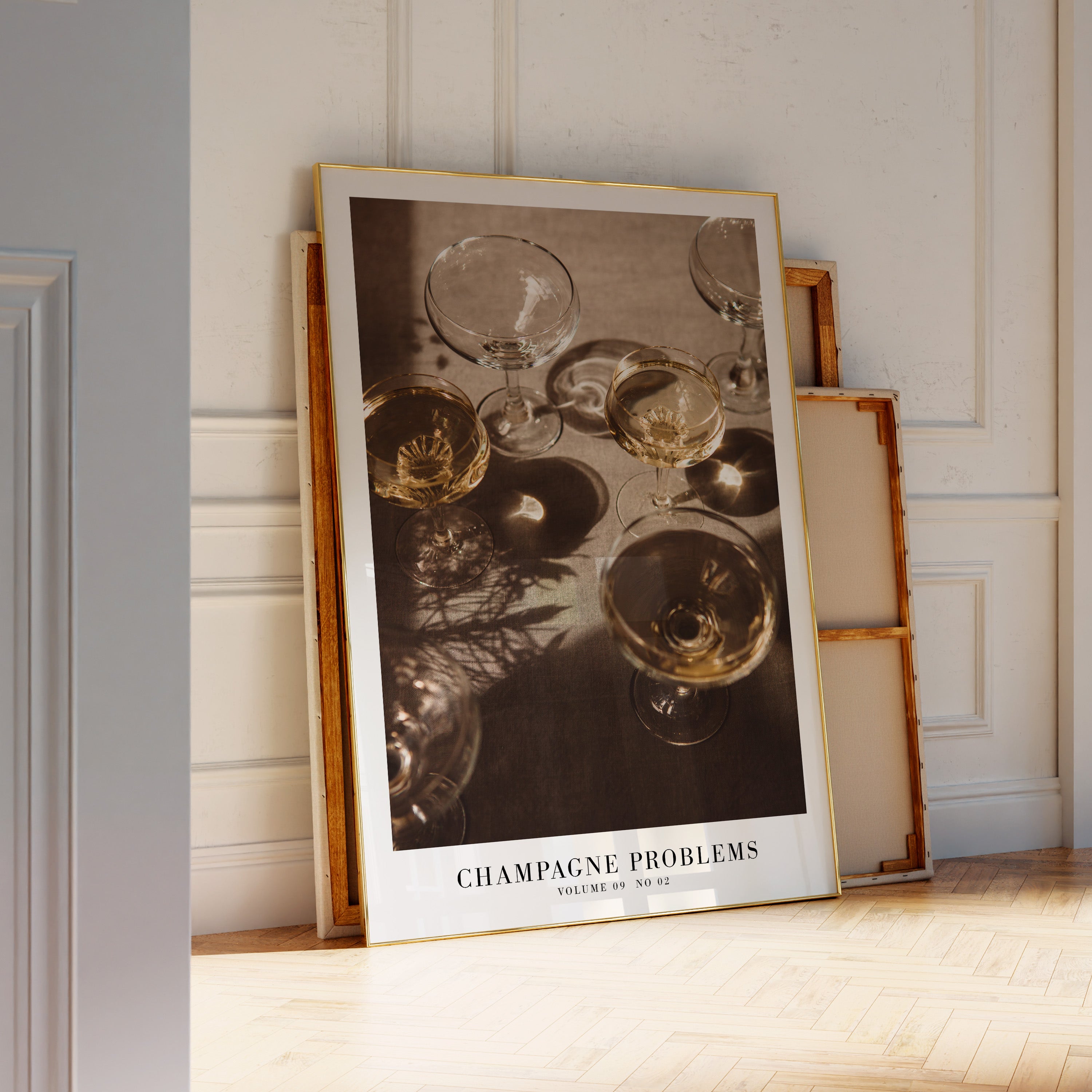 Champagne Problems Poster | Bar Cart Aesthetic | Subtle Aesthetic Home Decor | Taylor Print | Taylor Era Album Poster - Haus Of Moods
