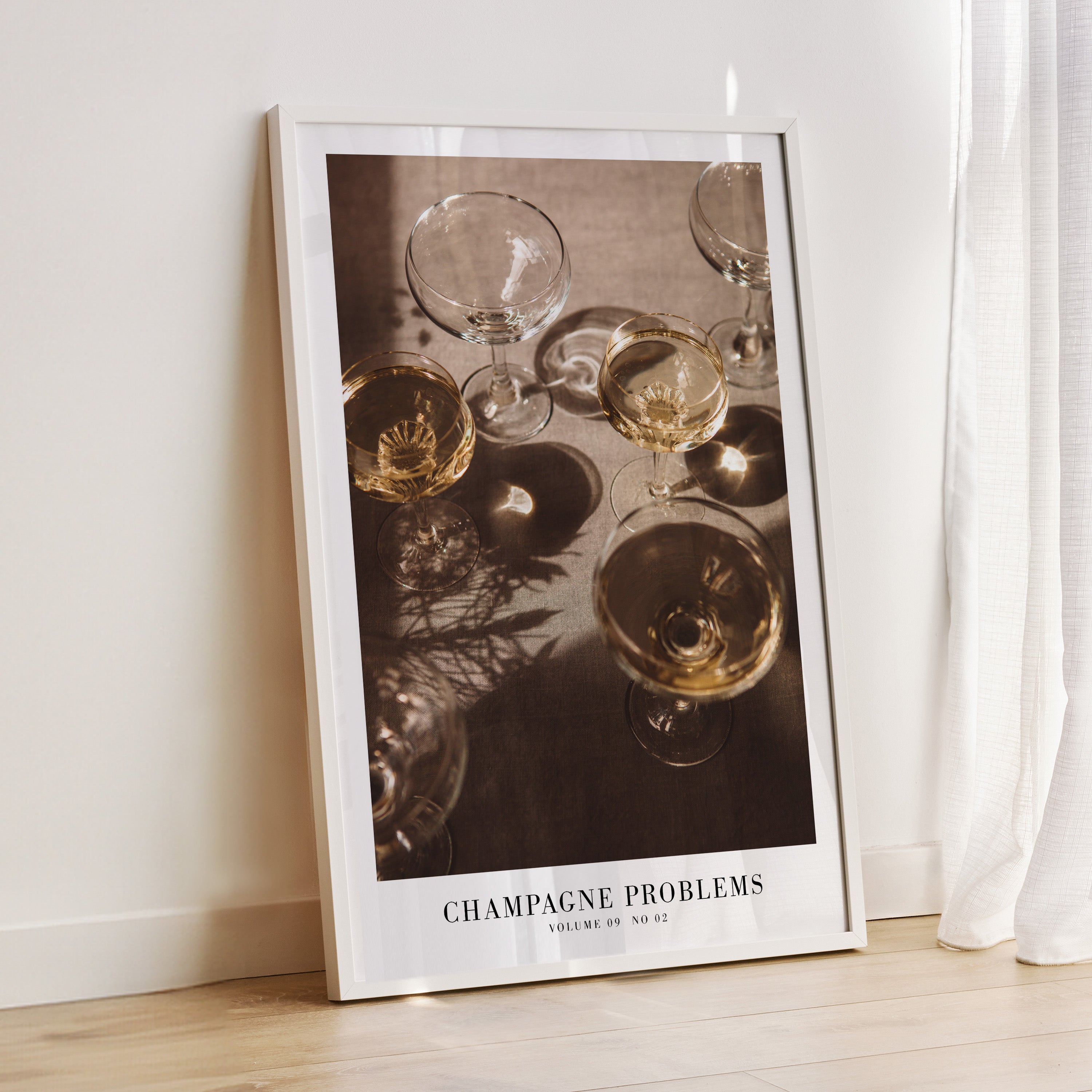 Champagne Problems Poster | Bar Cart Aesthetic | Subtle Aesthetic Home Decor | Taylor Print | Taylor Era Album Poster - Haus Of Moods