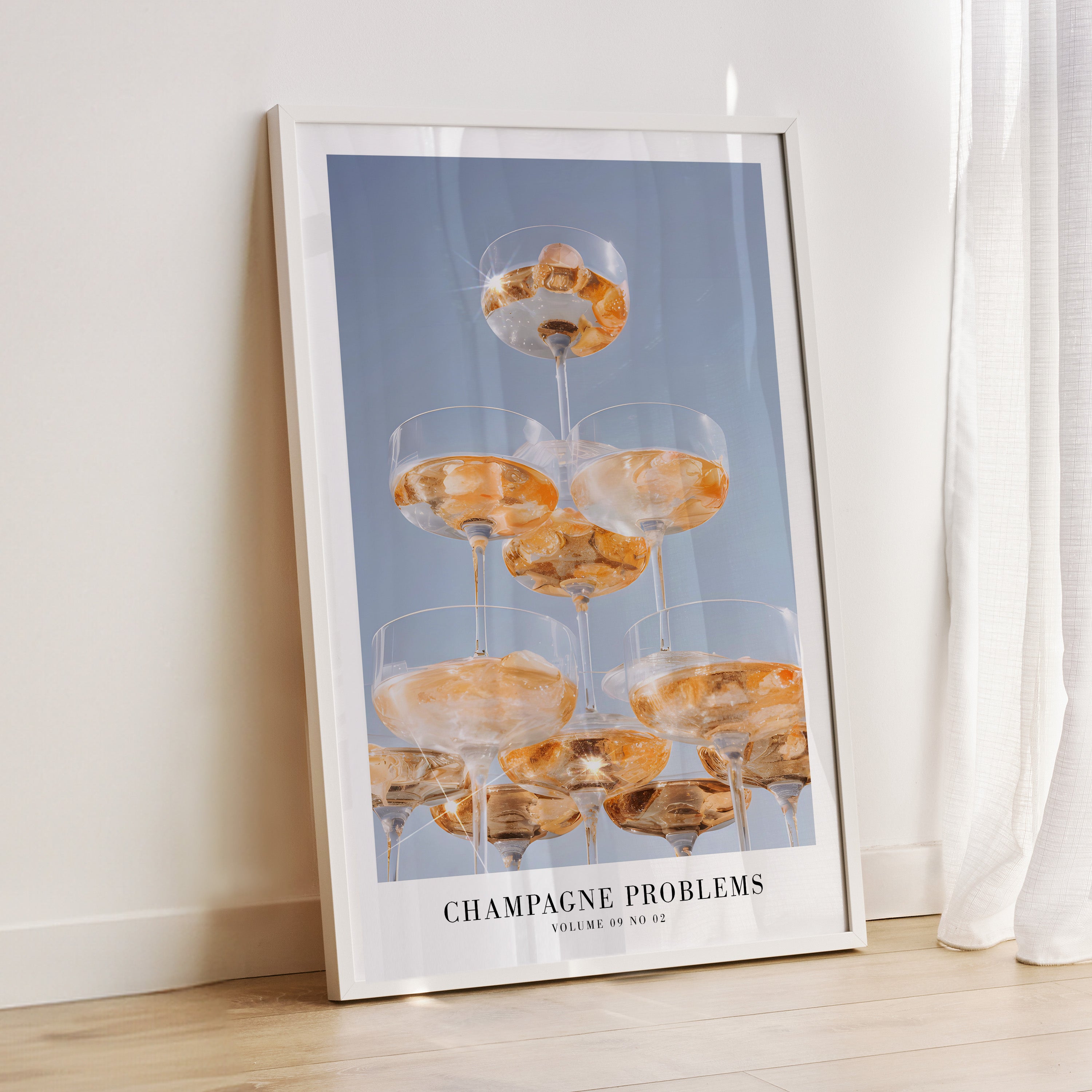 Champagne Problems Tower Evermore Taylor Swift–inspired poster featuring tower