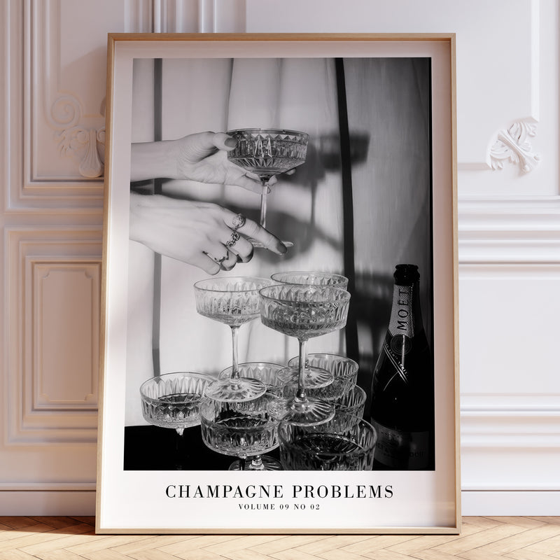 Champagne Problems Tower Evermore Taylor Swift–inspired poster featuring tower
