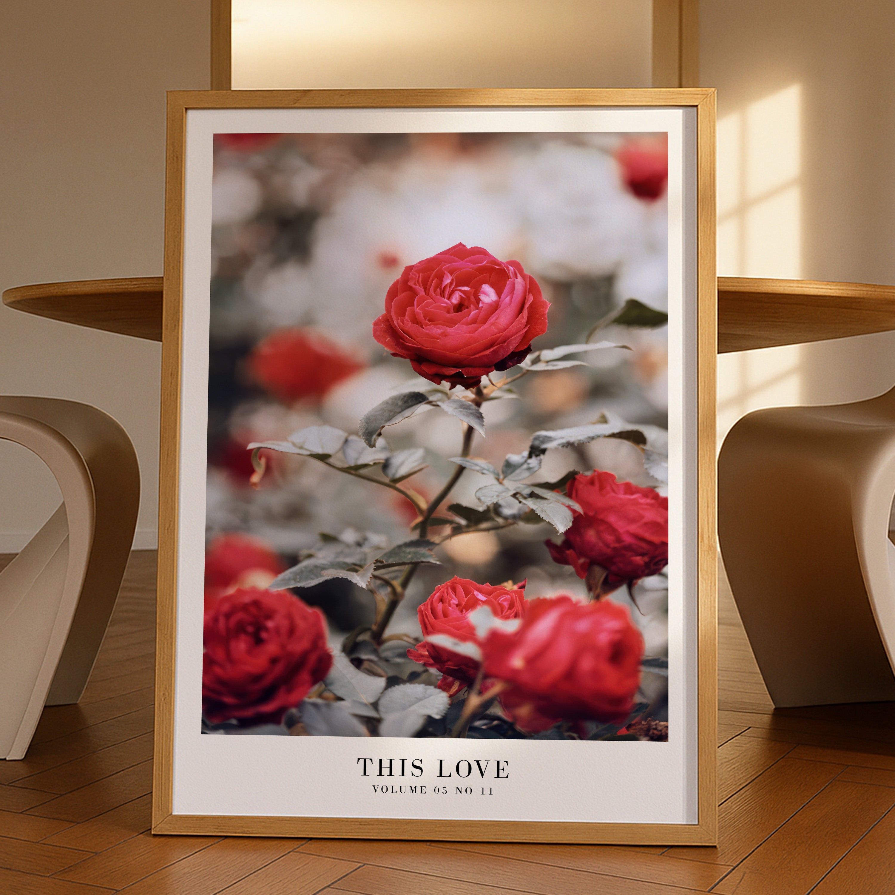 This Love Taylor Swift floral print in soft vintage feminine interior