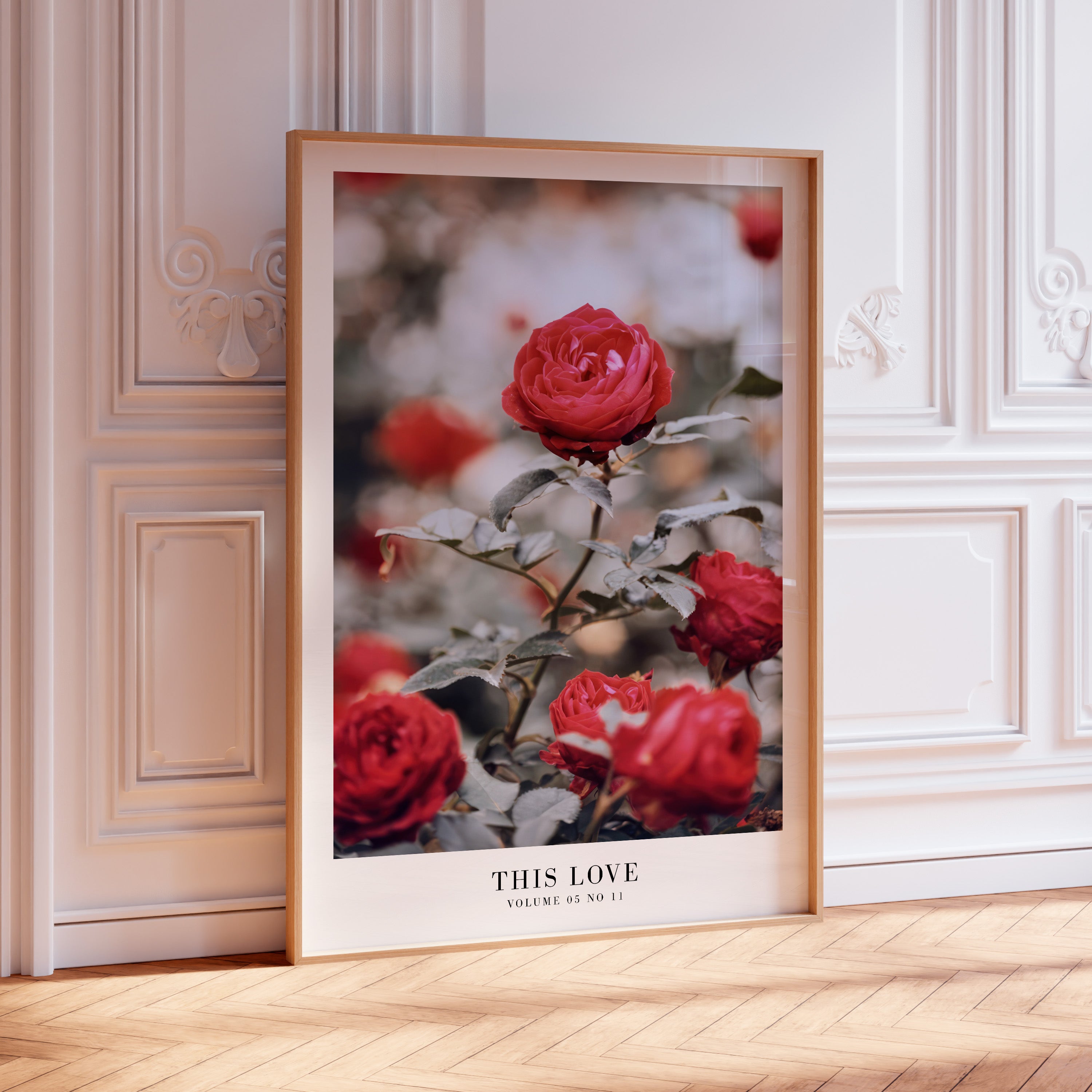 This Love Taylor Swift Swiftie print in dreamy floral bedroom styling