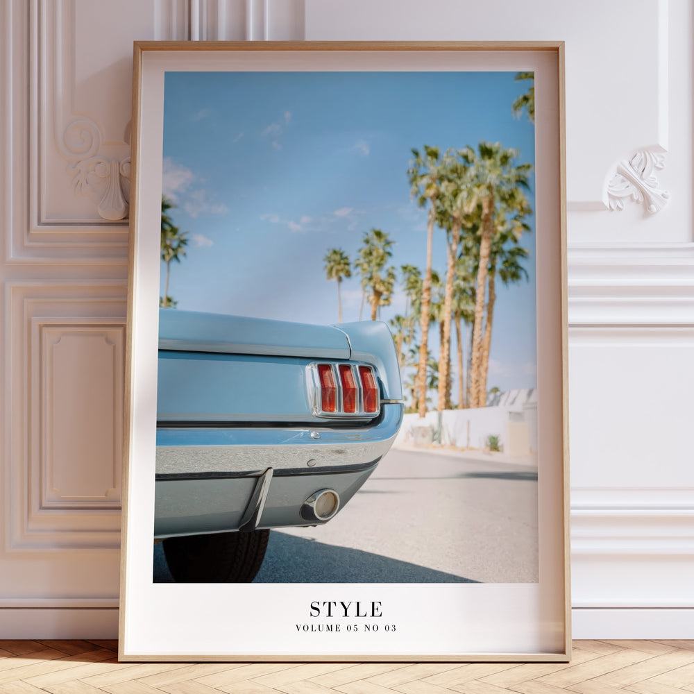 Style 1989 Taylor Swift poster featuring vintage California car photography