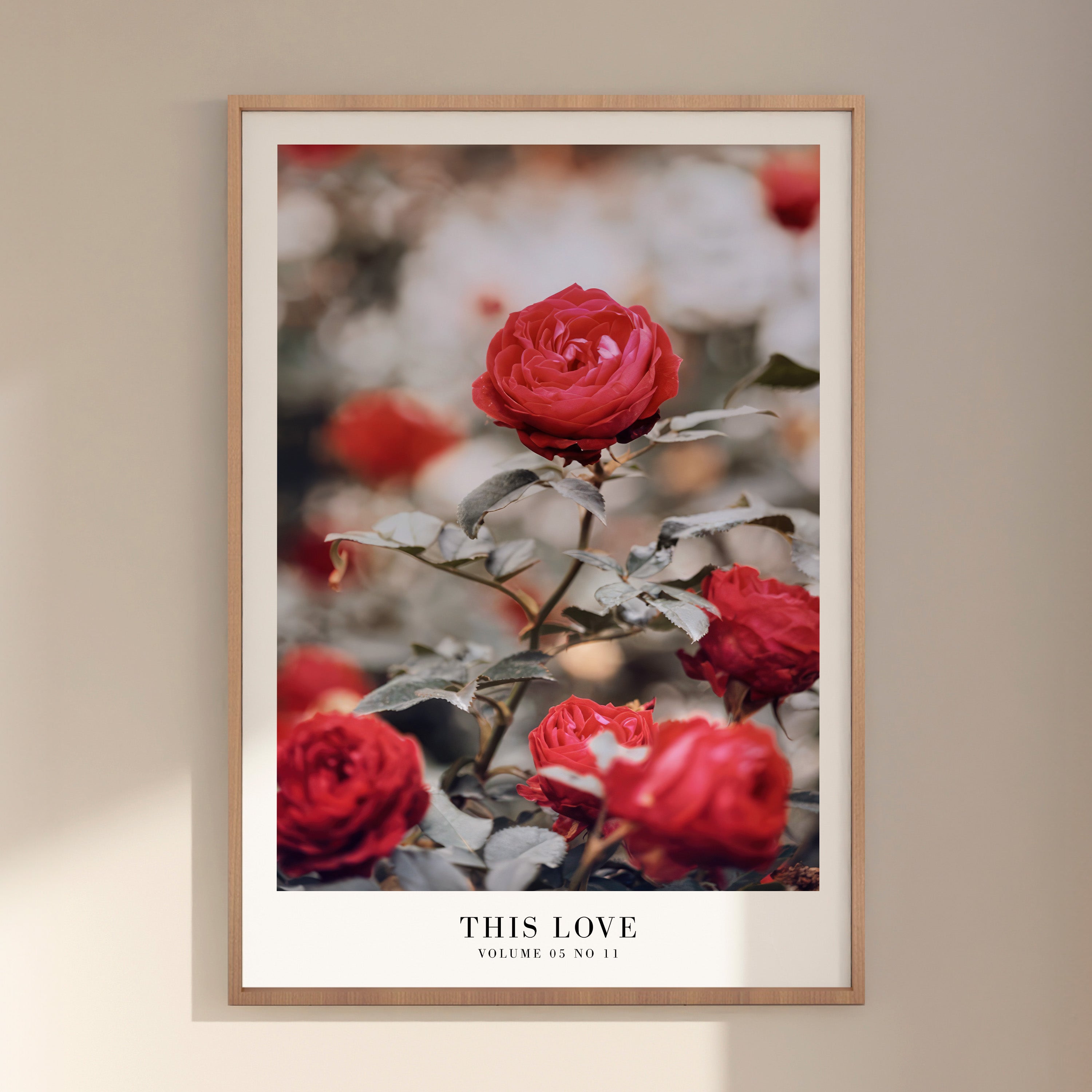 This Love Taylor Swift romantic floral print as Swiftie gift wall decor