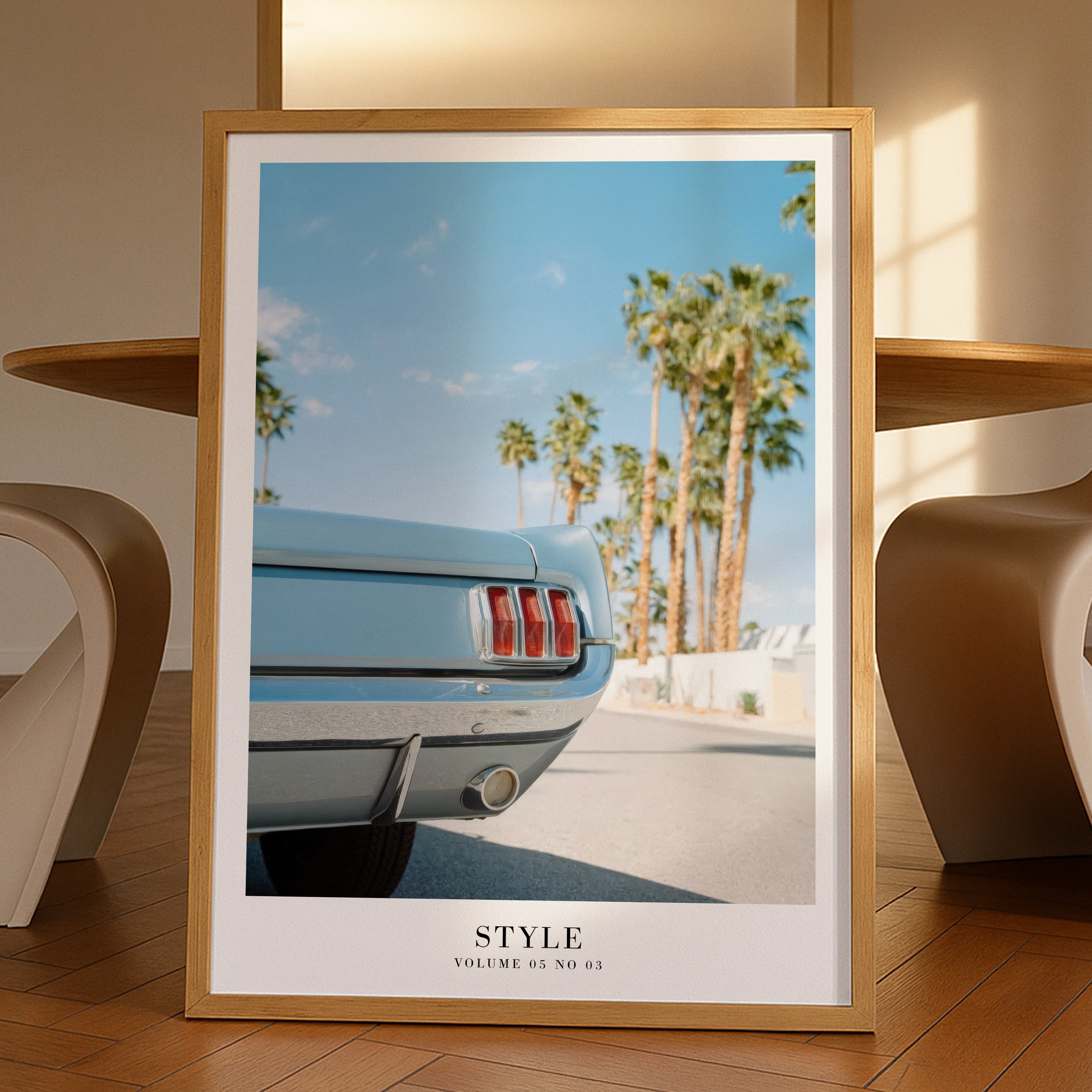 Style 1989 car wall art layered into vintage Swiftie gallery wall