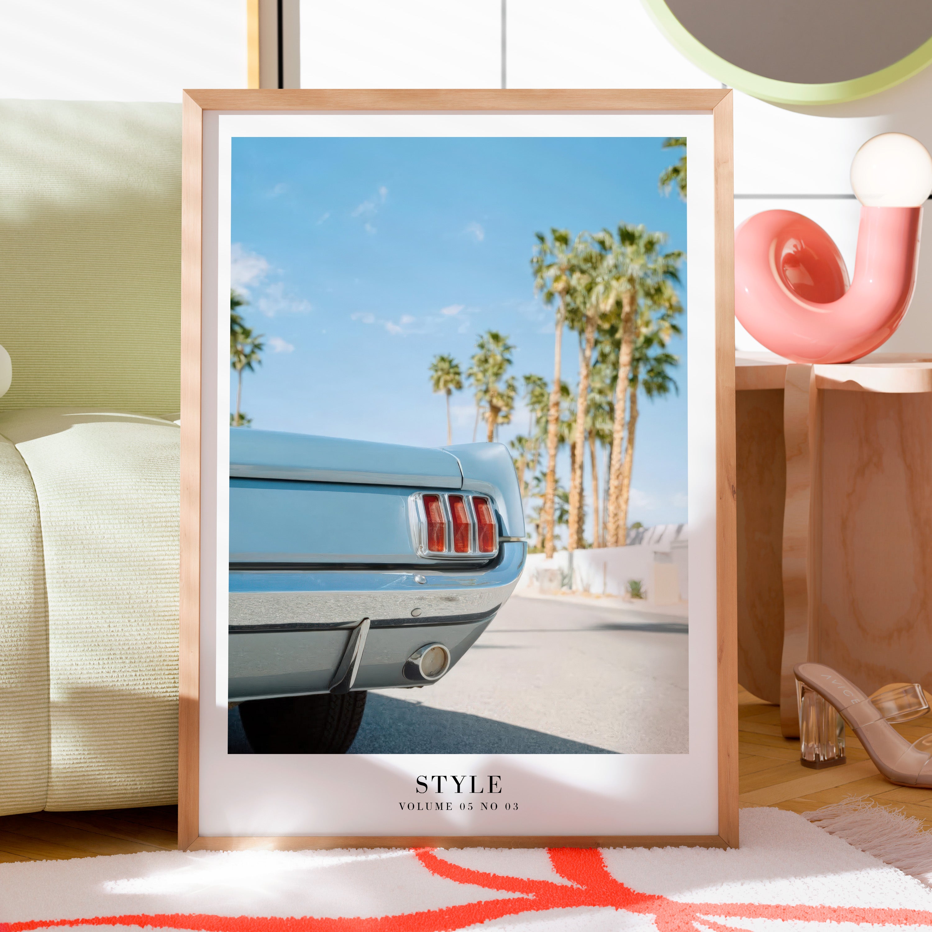 Style Taylor Swift California print as cool retro Swiftie gift decor