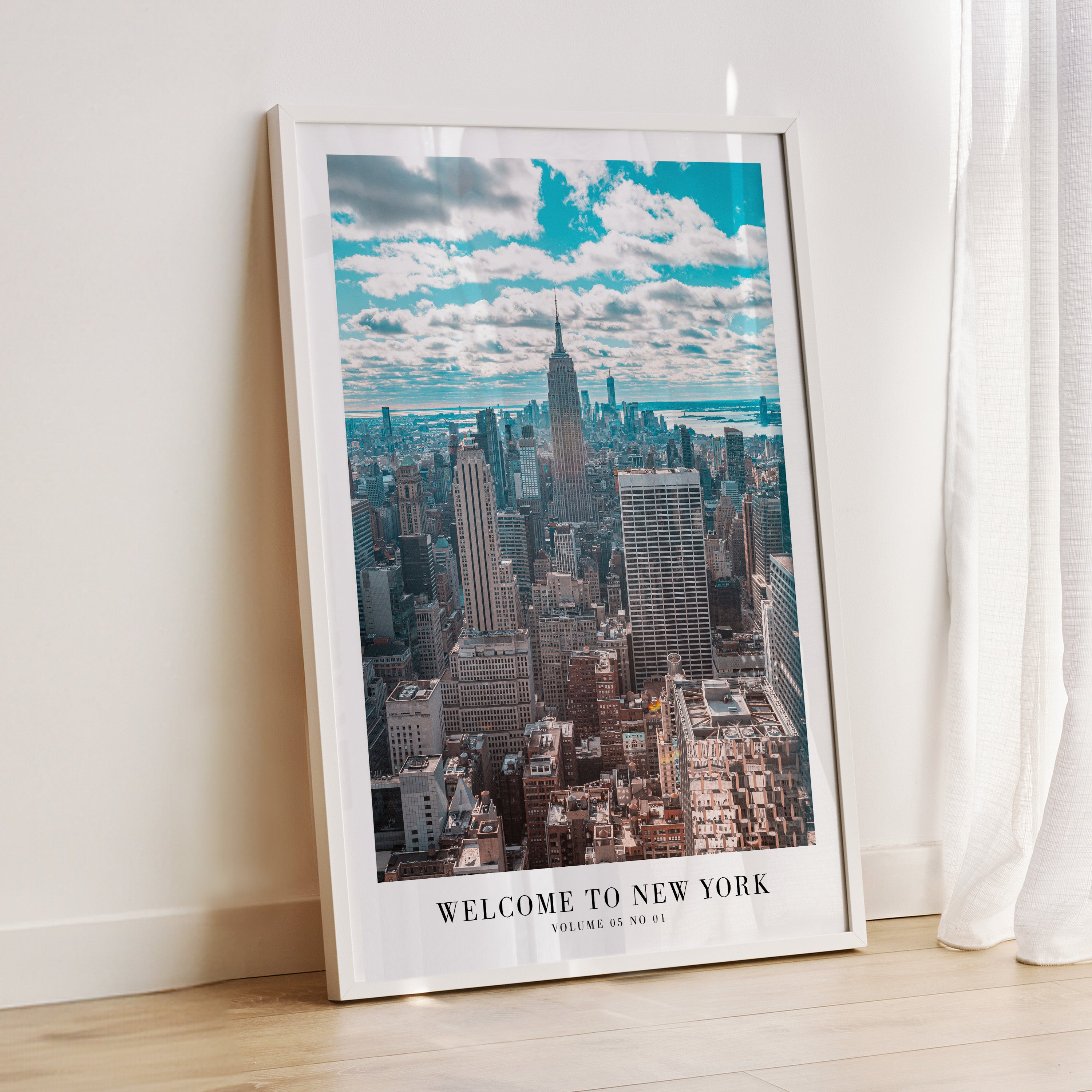 Welcome to New York 1989 wall art layered into Swiftie gallery wall