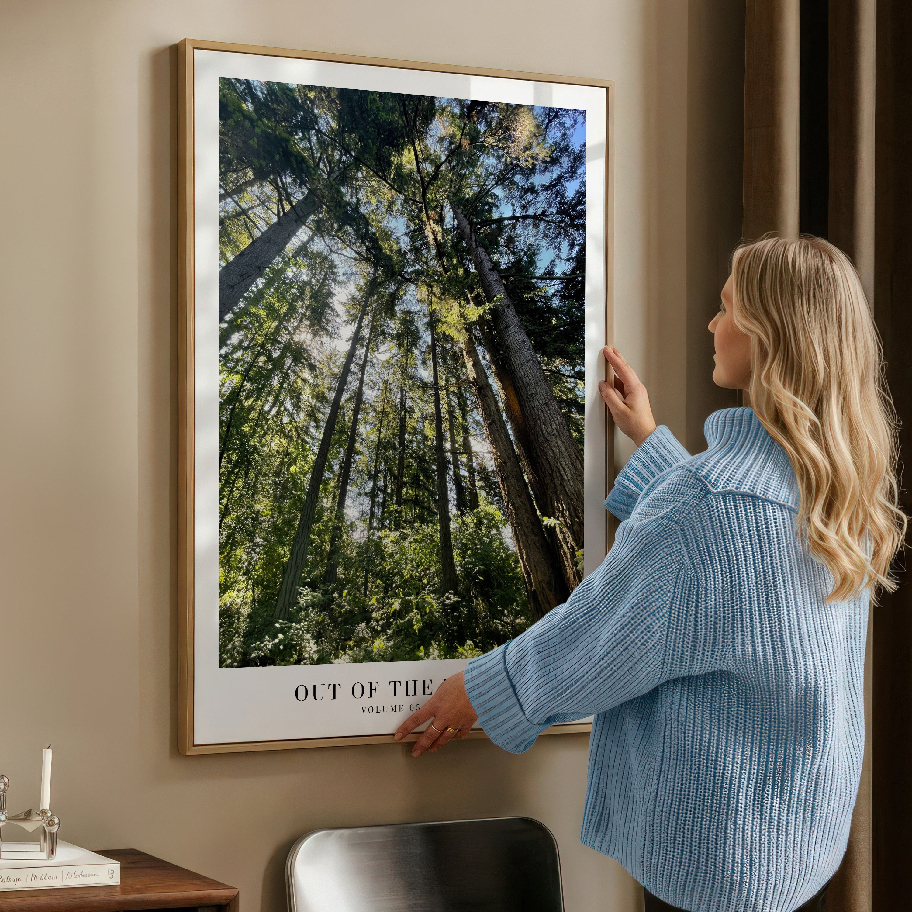 Out of the Woods Taylor Swift evergreen print as Swiftie gift wall decor