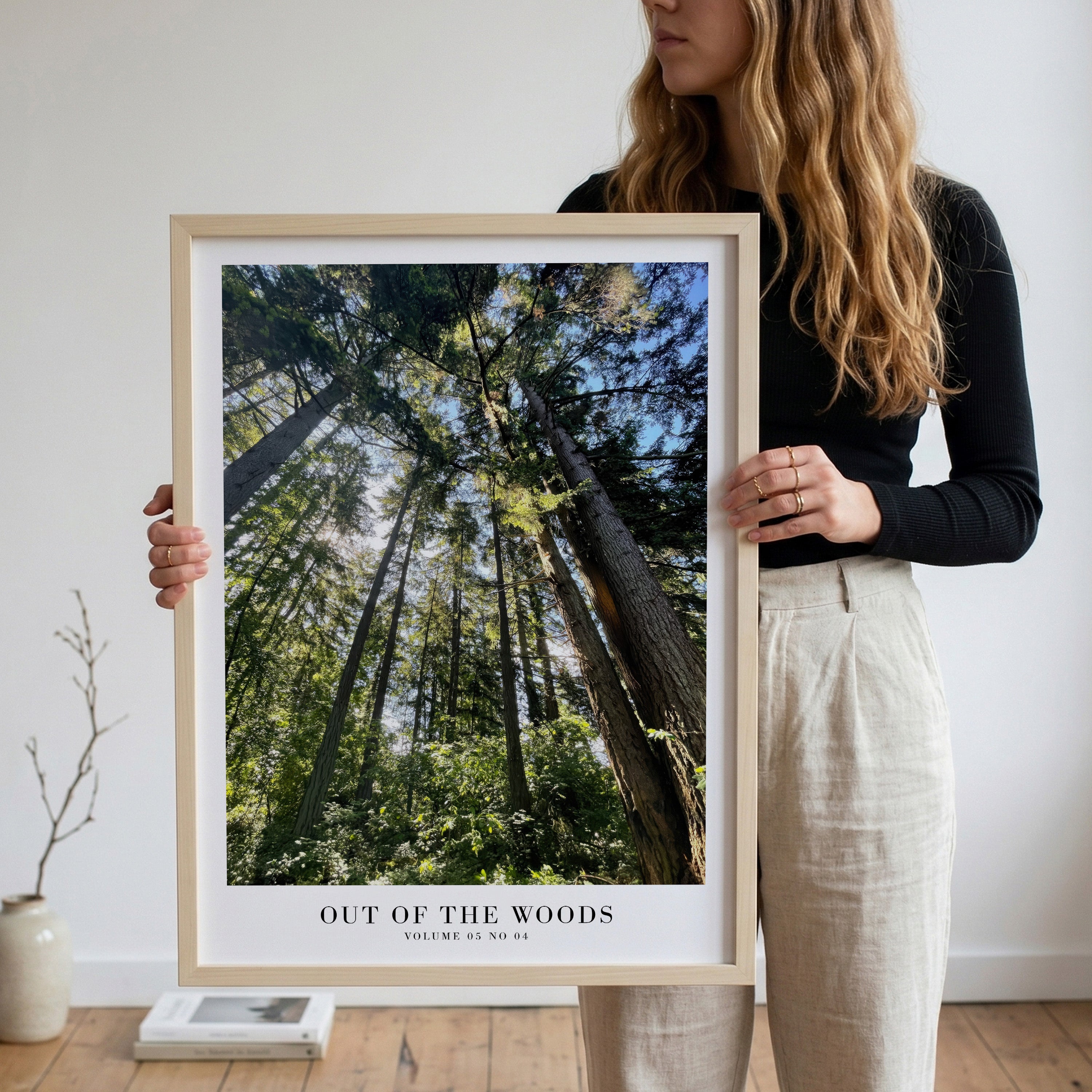 Out of the Woods Taylor Swift woodland print in feminine apartment styling