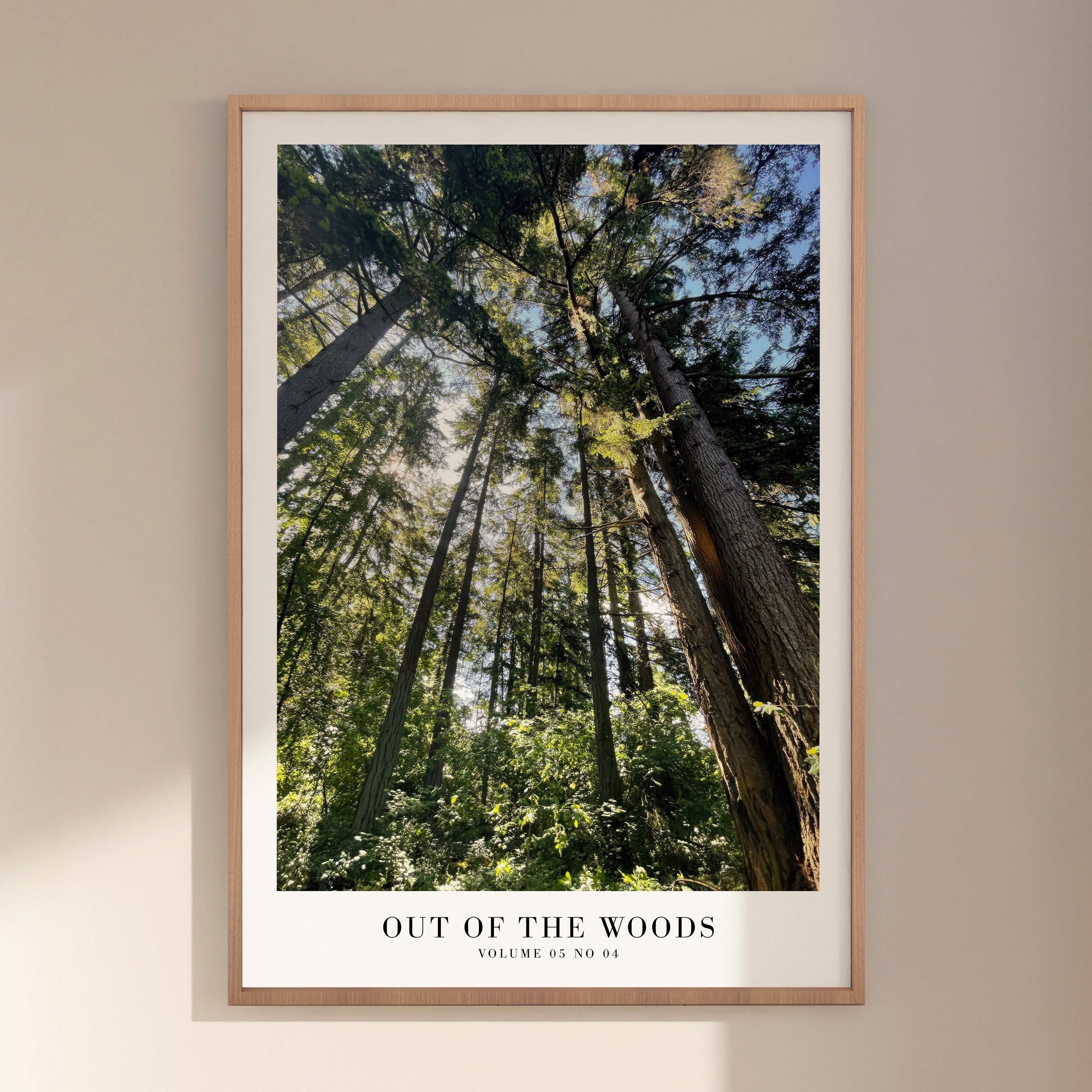 1989 Out of the Woods nature wall art in cozy minimalist Swiftie bedroom