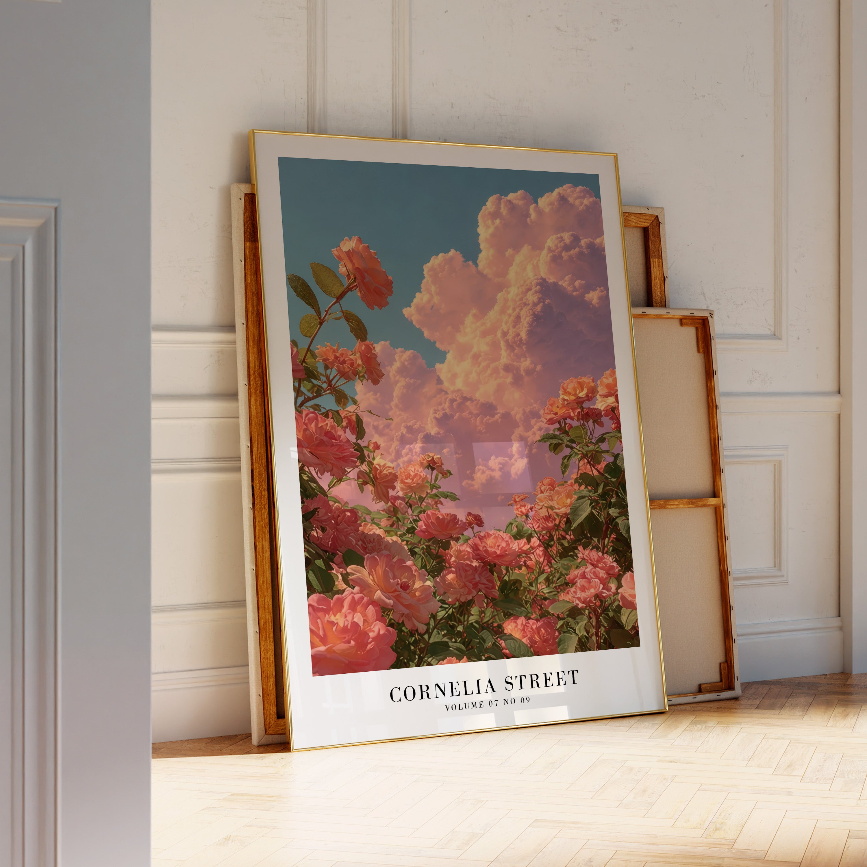 Cornelia Street Taylor Swift print in glowing nostalgic Swiftie bedroom