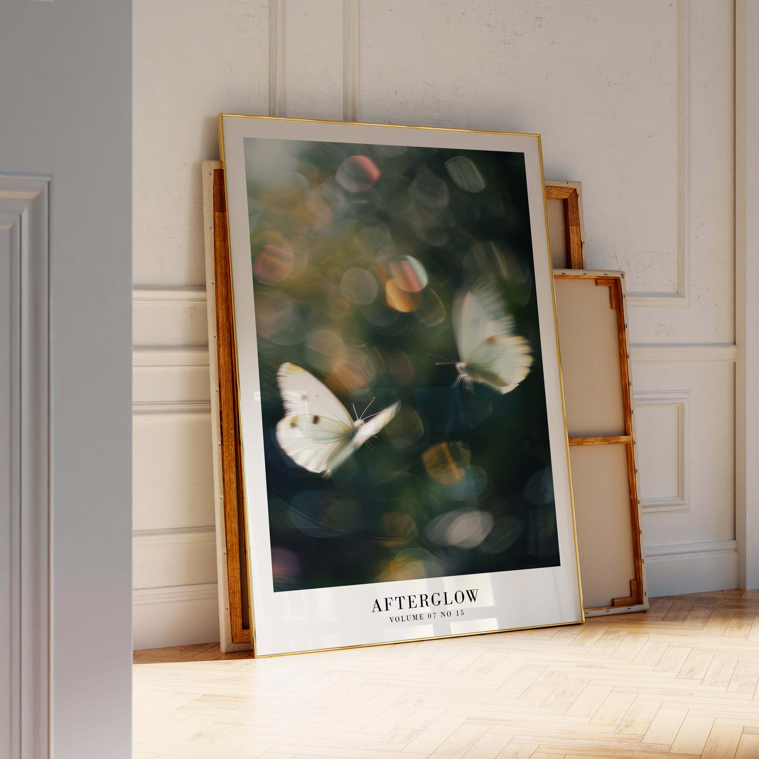 Afterglow butterfly Taylor Swift poster in whimsical nature gallery wall