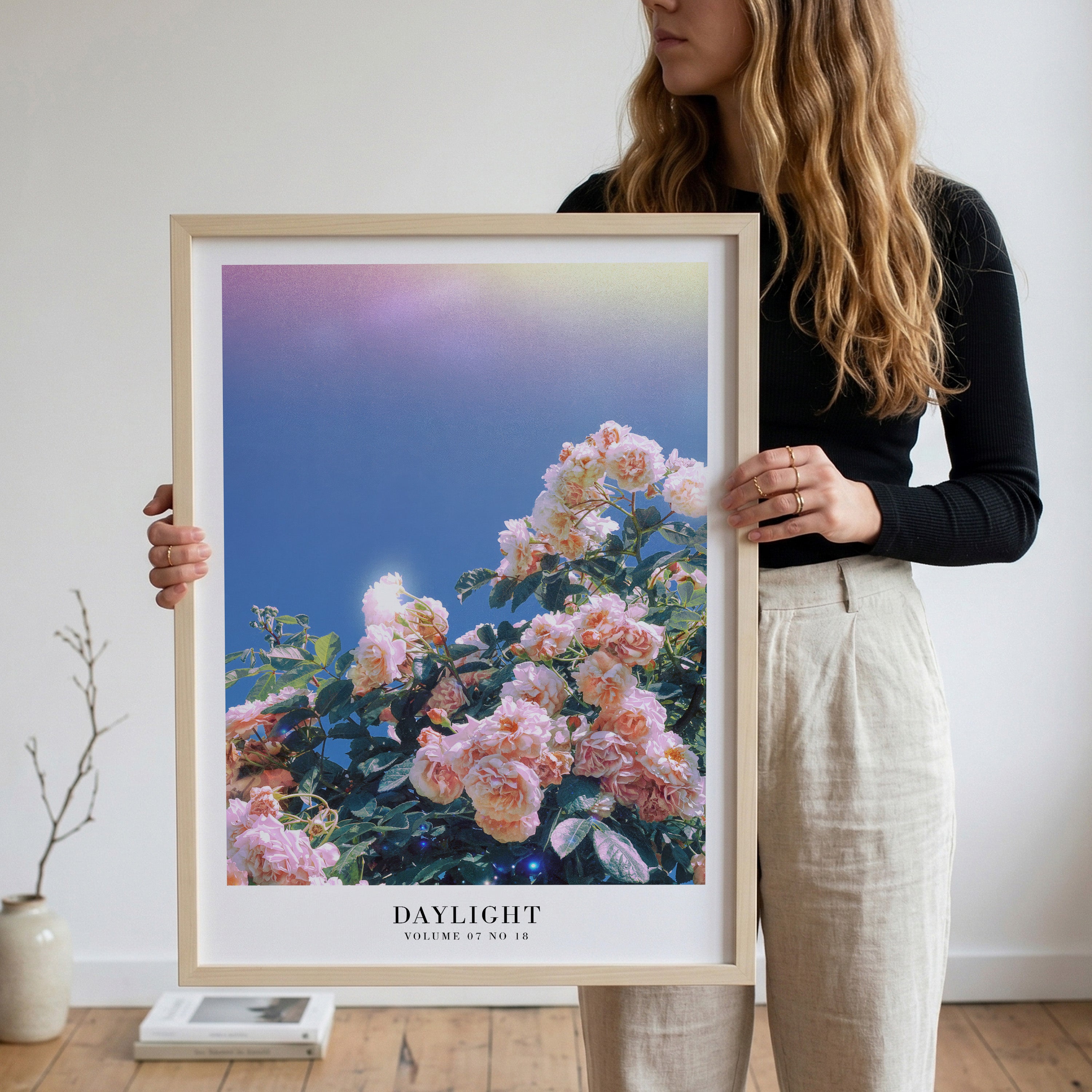 Daylight Taylor Swift wall art in feminine pastel apartment decor