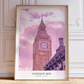 London Boy Pink Poster