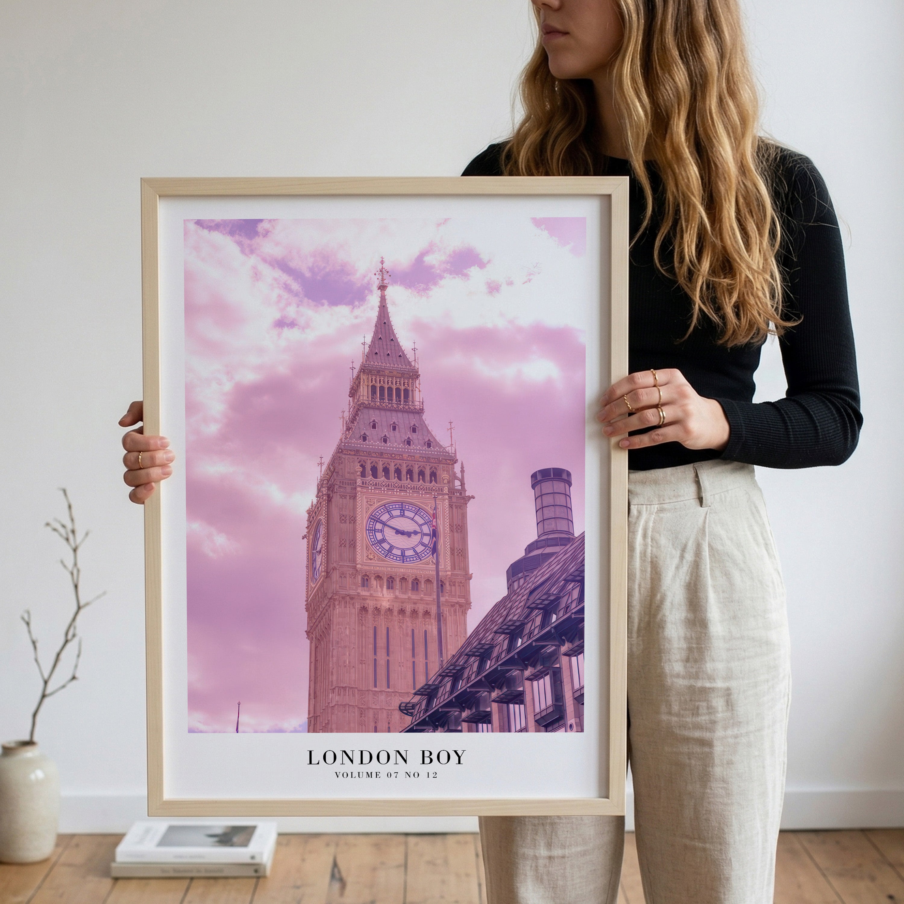 London Boy clocktower print in dreamy whimsical Swiftie gallery wall