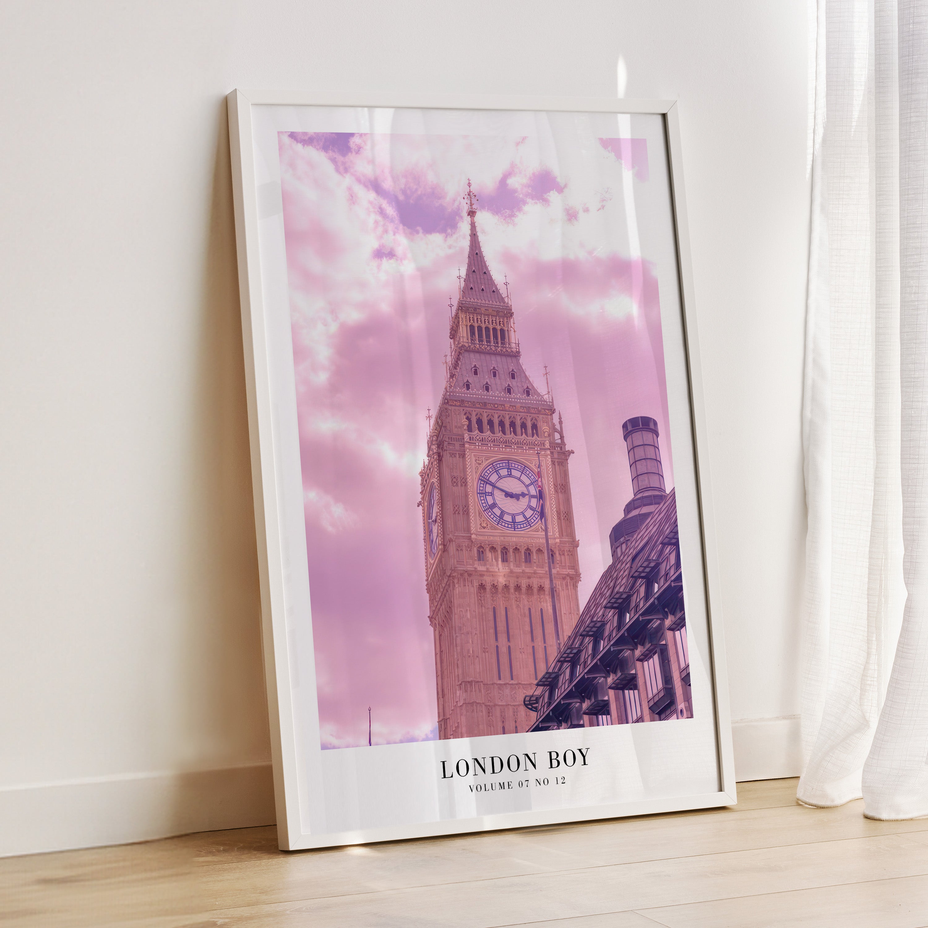 London Boy Taylor Swift print in glowing wanderlust Swiftie bedroom