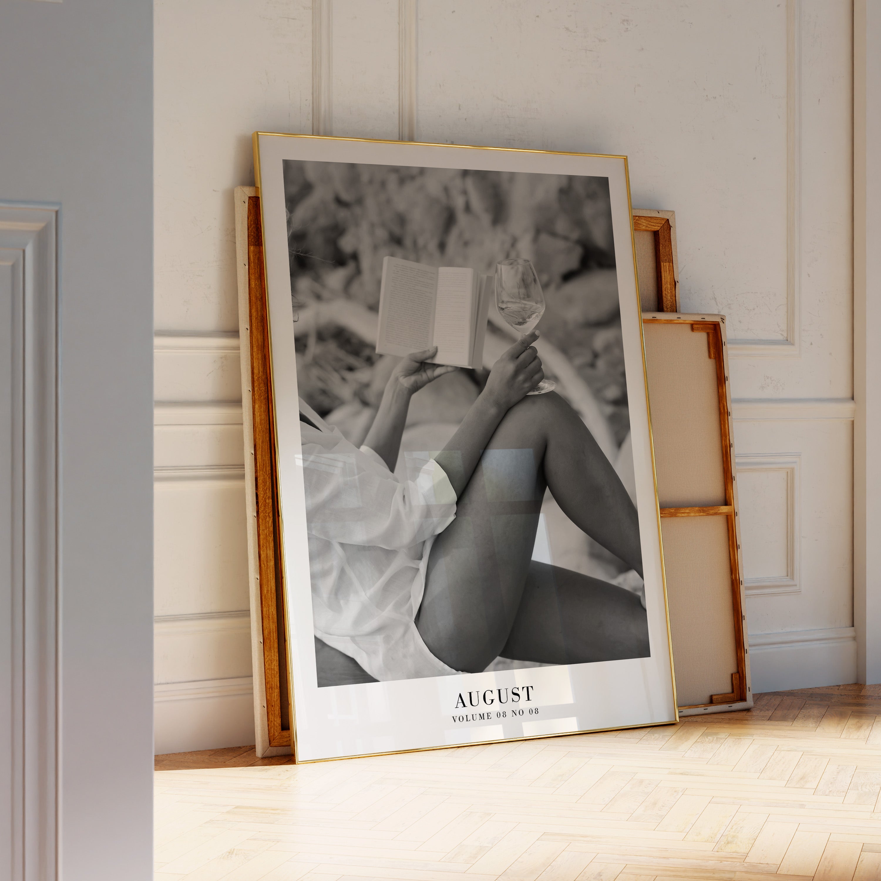 August Folklore Taylor Swift inspired poster — 9x11 mini size displayed on wall