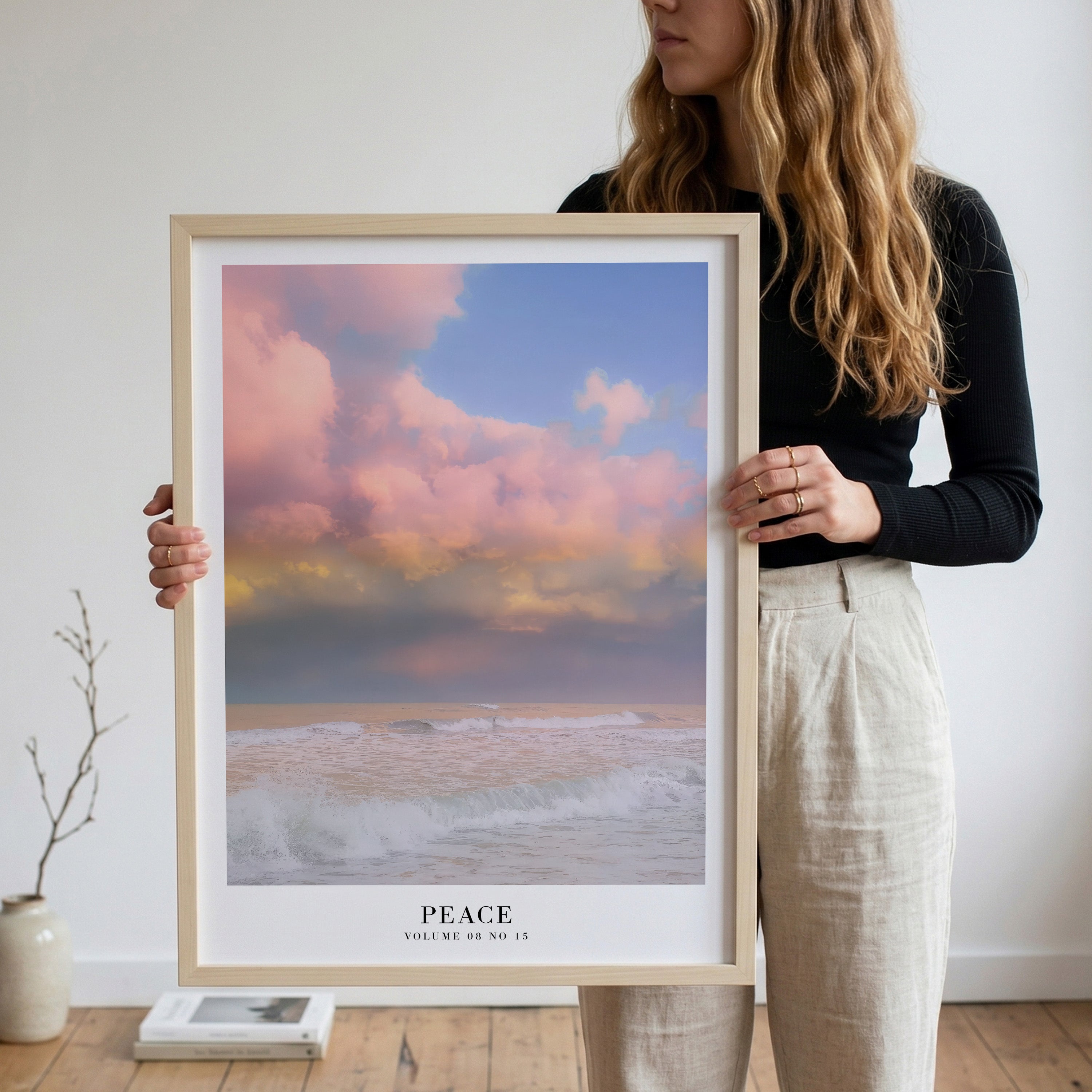 Peace Folklore Taylor Swift inspired poster — 11x14 size displayed on wall