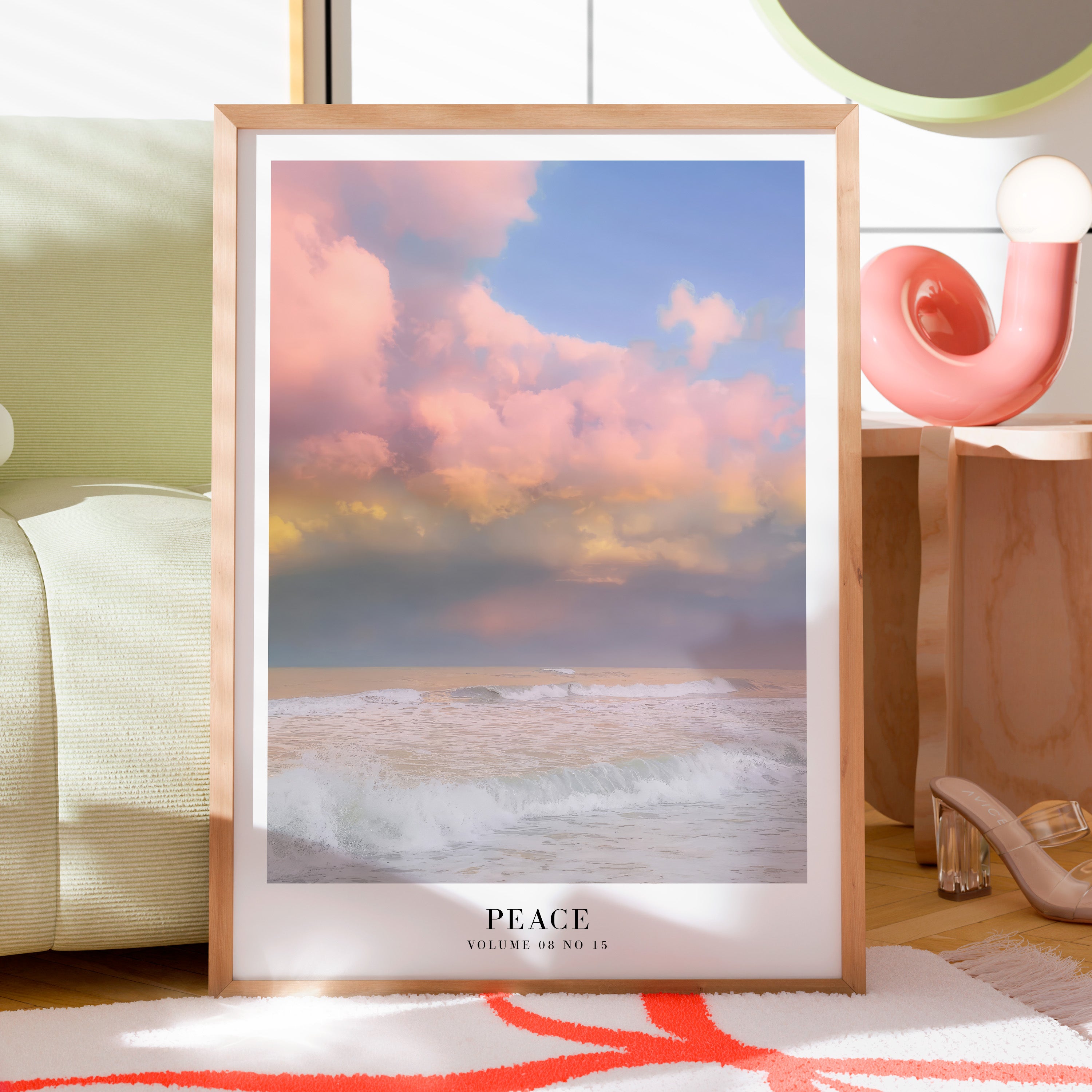 Peace Folklore Taylor Swift inspired poster — 12x18 size displayed on wall