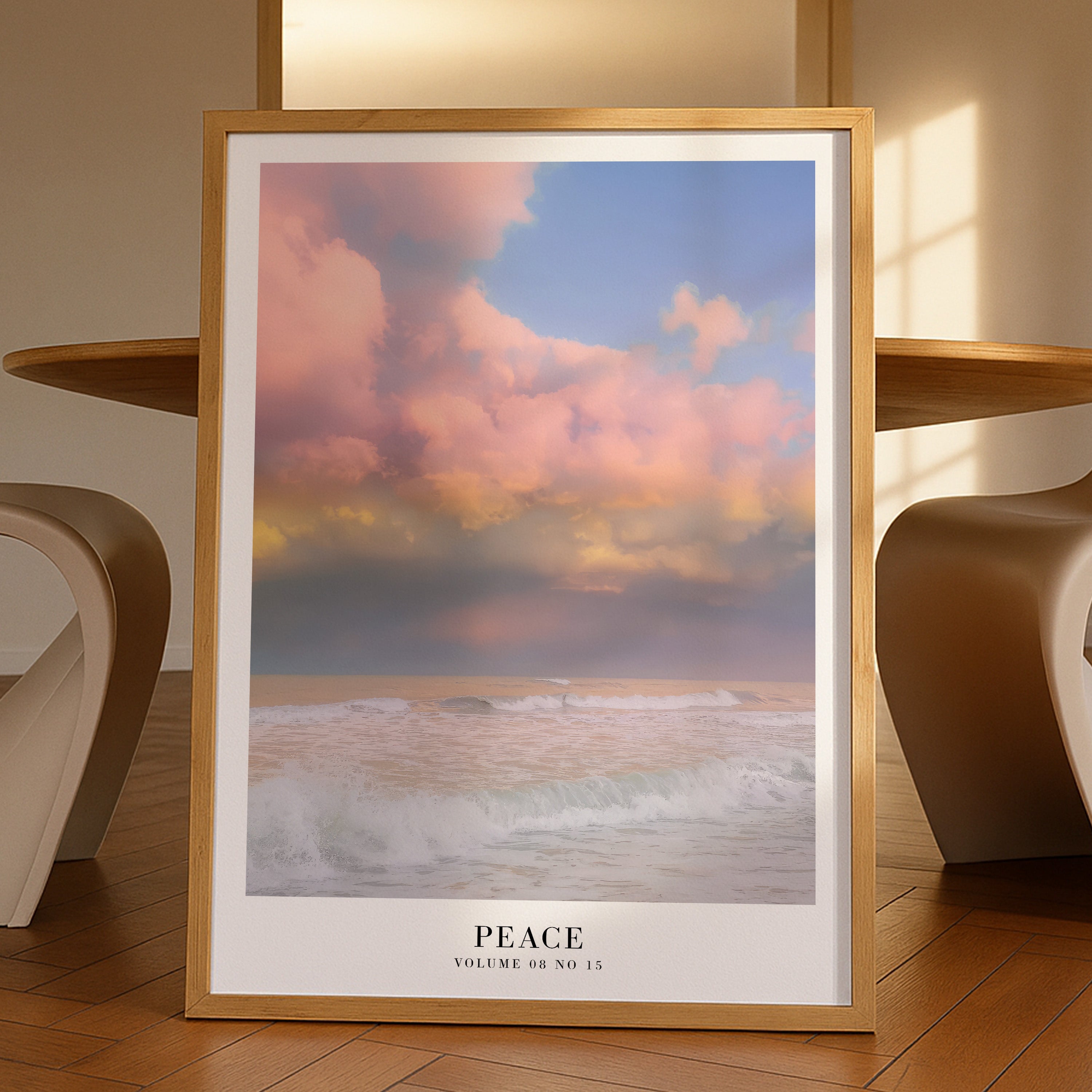 Peace Folklore Taylor Swift inspired poster — 18x24 size displayed on wall