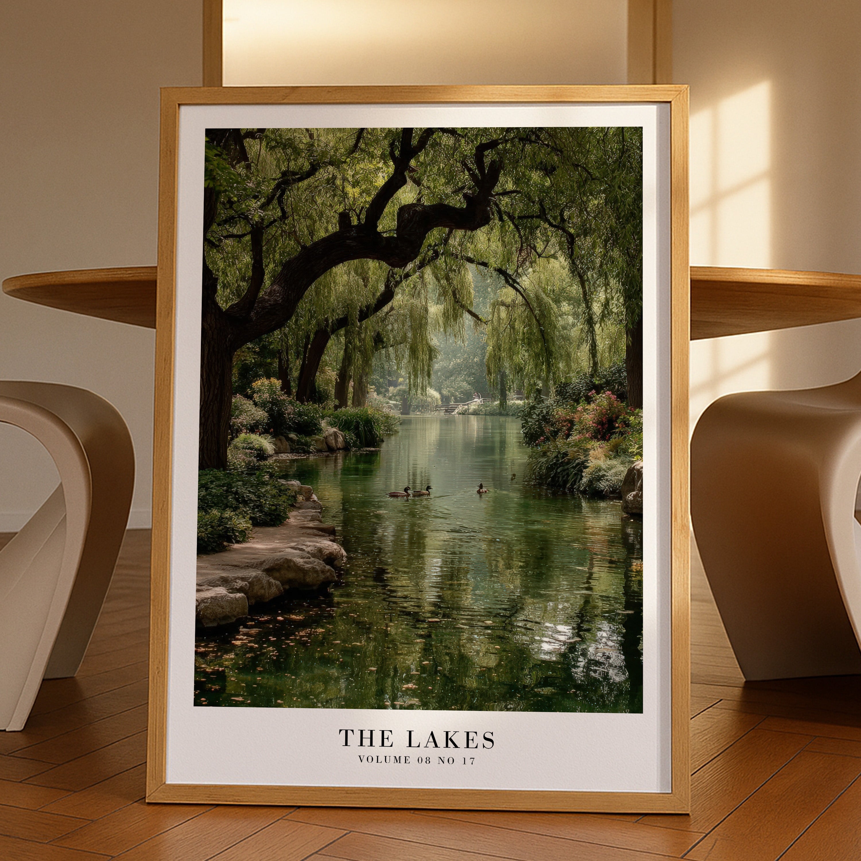 The Lakes Folklore Taylor Swift inspired poster — 11x14 size displayed on wall