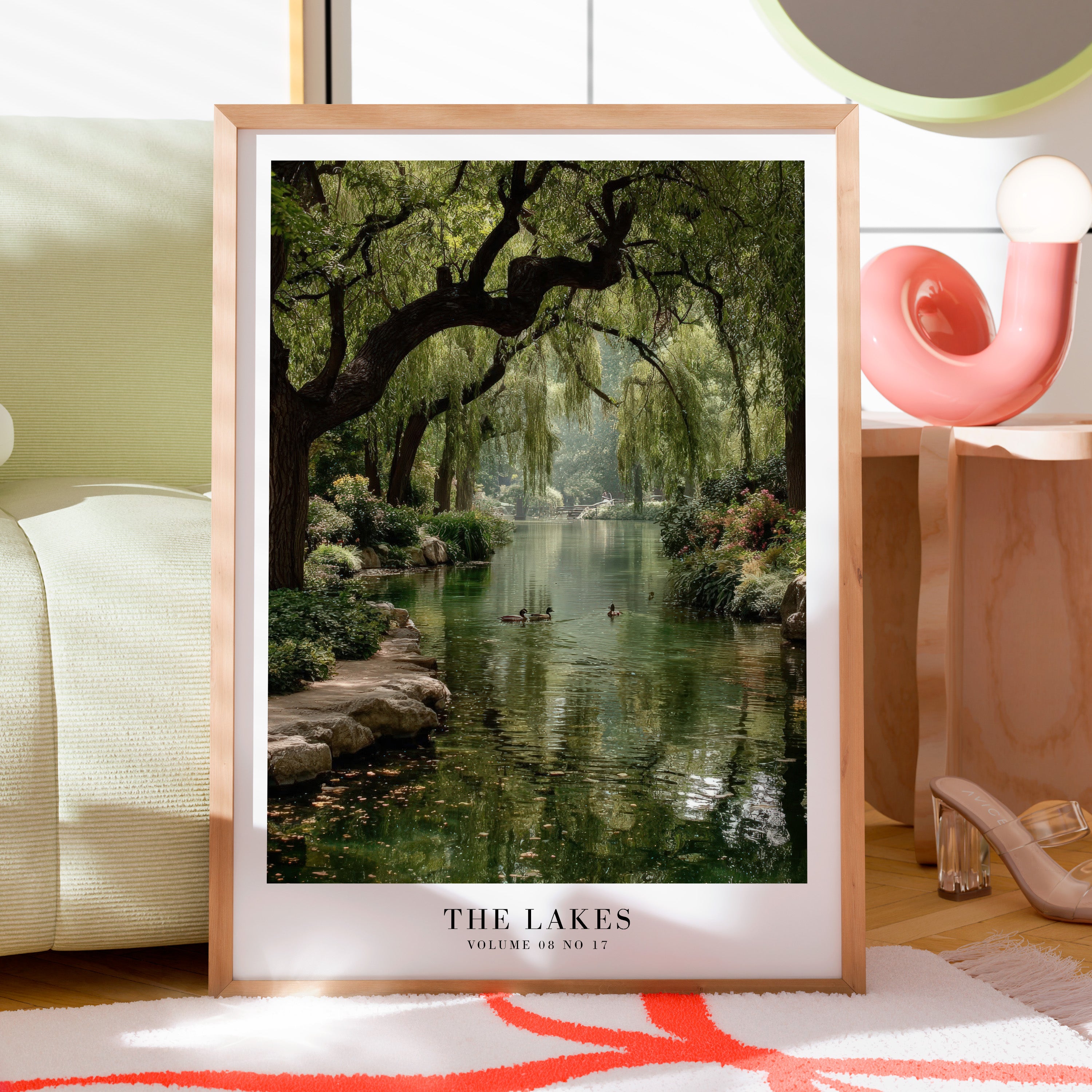 The Lakes Folklore Taylor Swift inspired poster — 18x24 size displayed on wall
