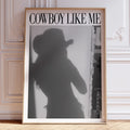 Cowboy Like Me Cowgirl Reflection Print