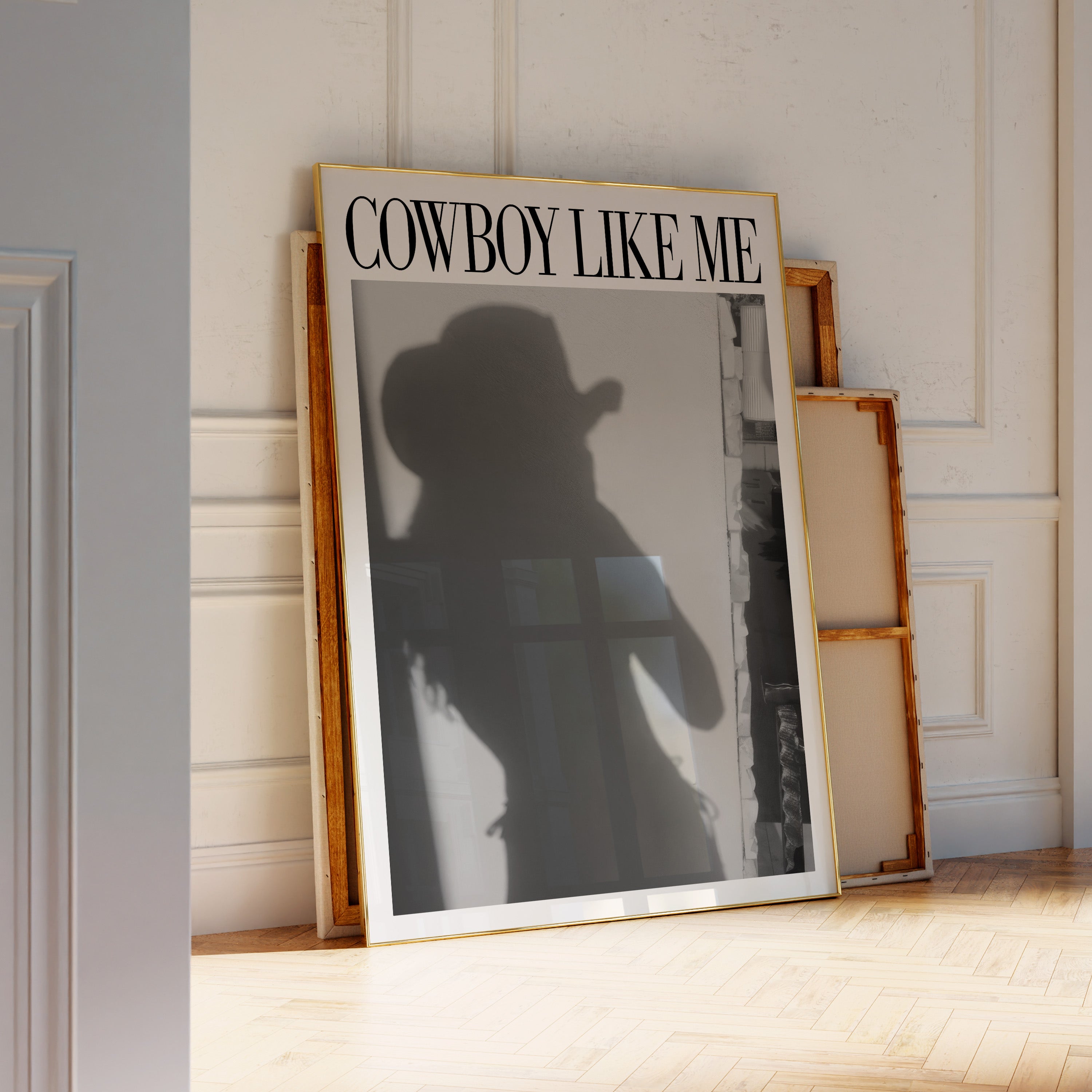 Cowboy Like Me Cowgirl Reflection Print