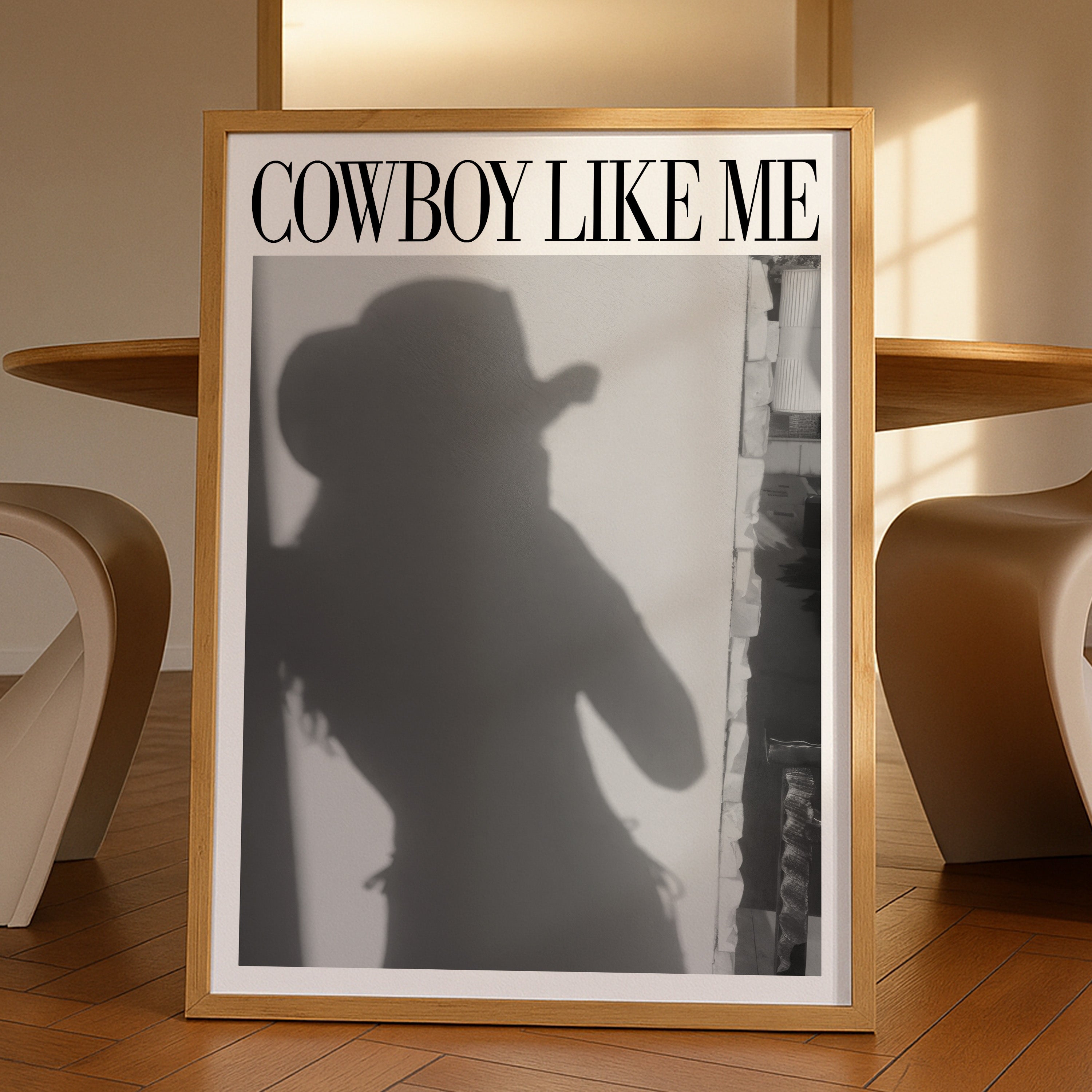 Cowboy Like Me Cowgirl Reflection Print