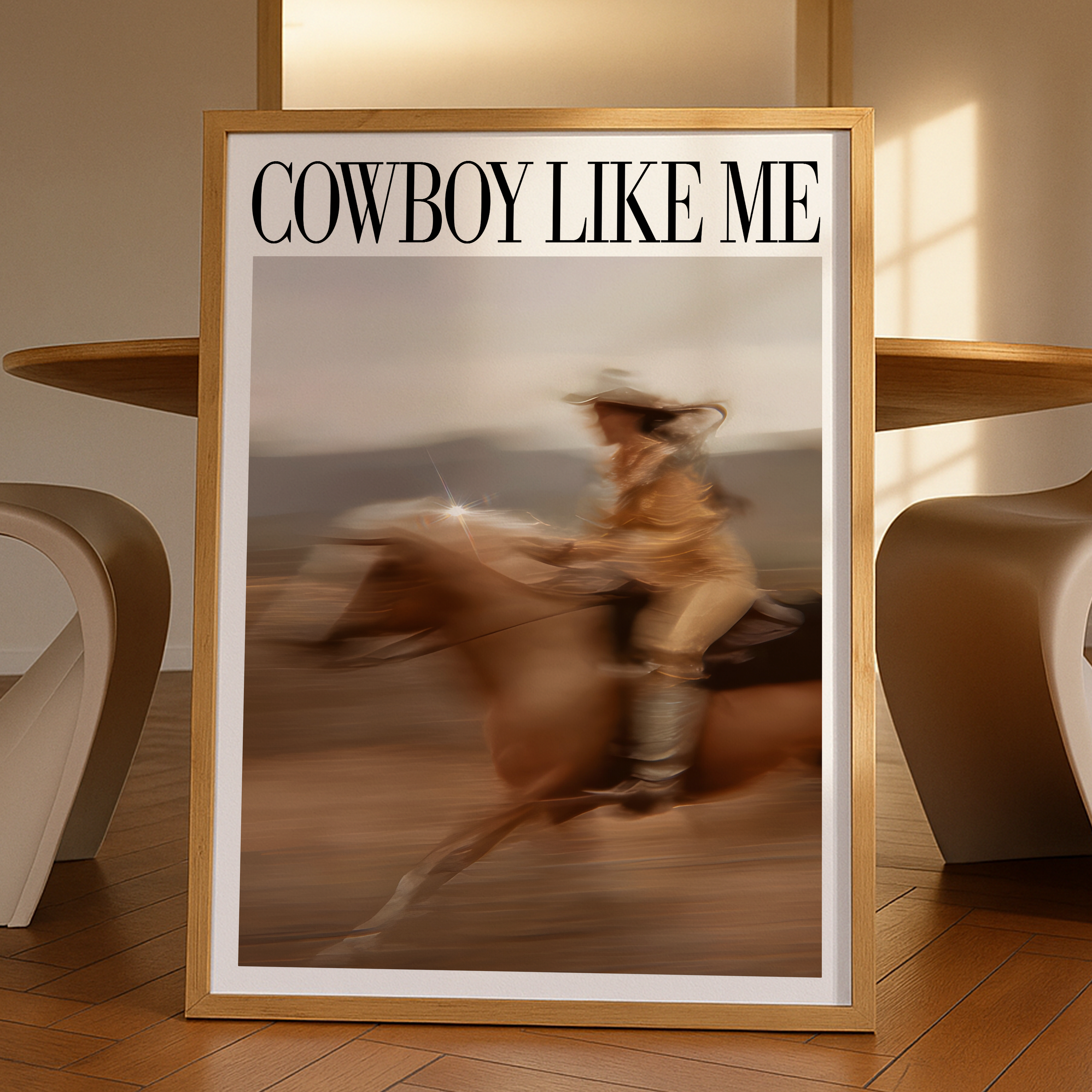 You're a Cowboy Like Me Poster