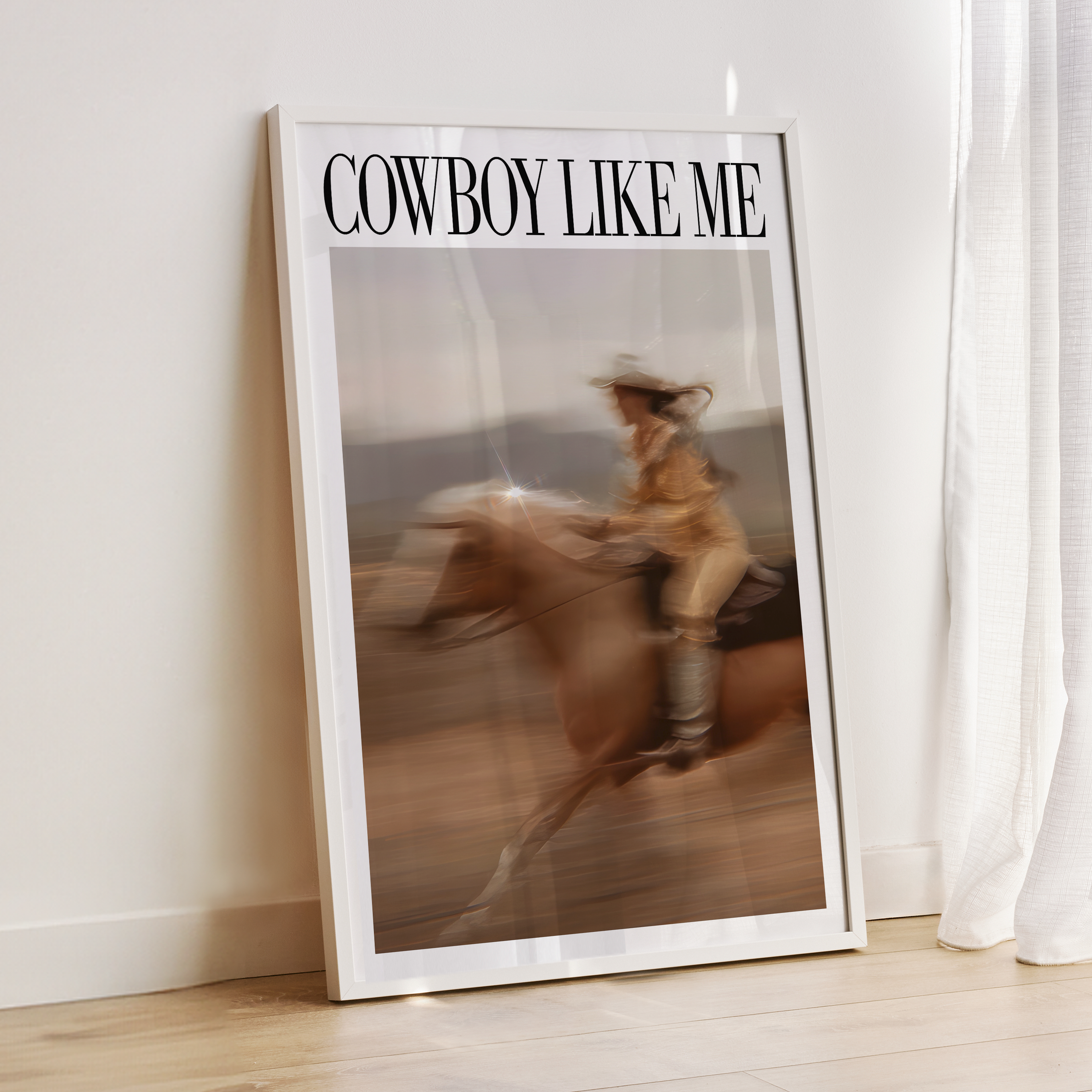 You're a Cowboy Like Me Poster