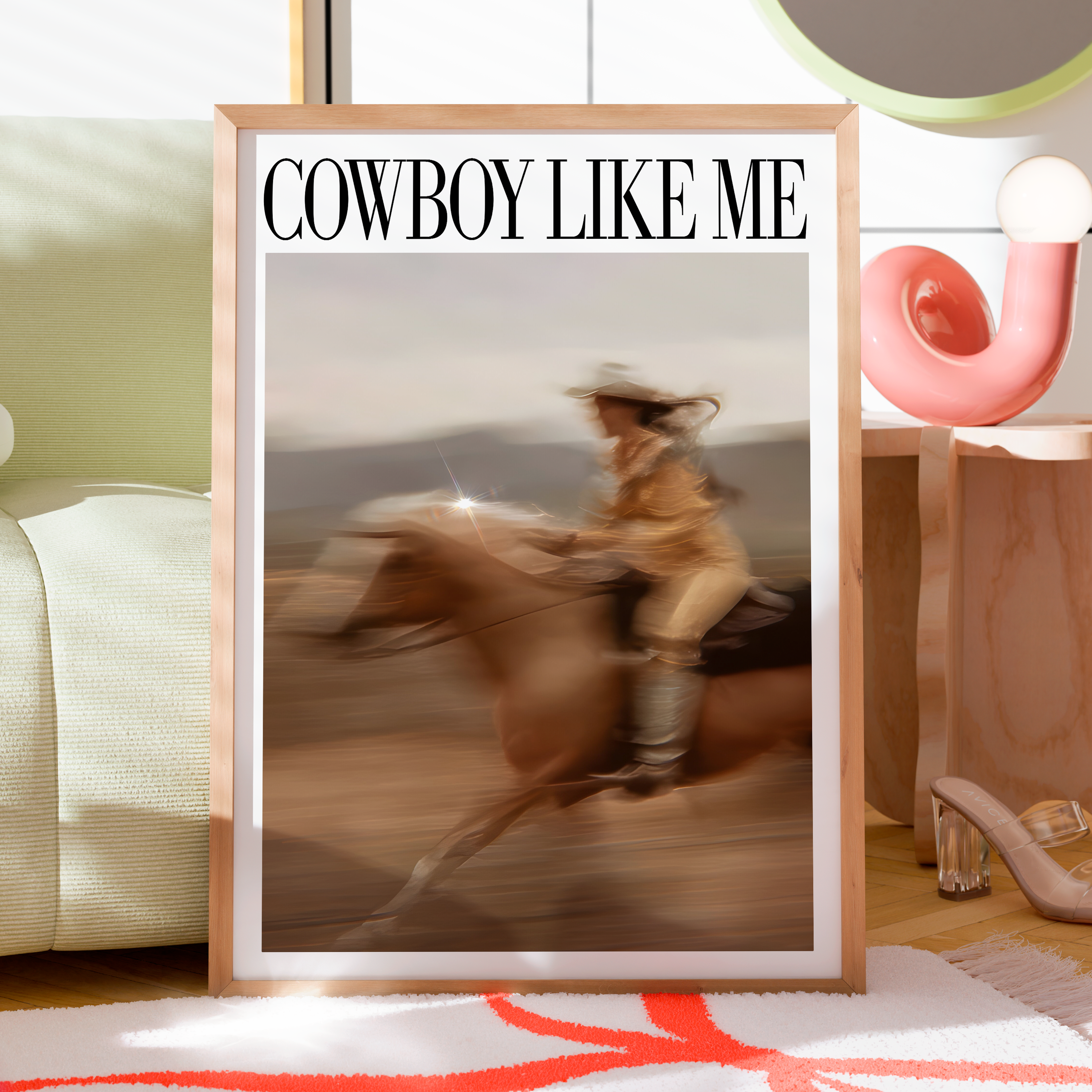 You're a Cowboy Like Me Poster