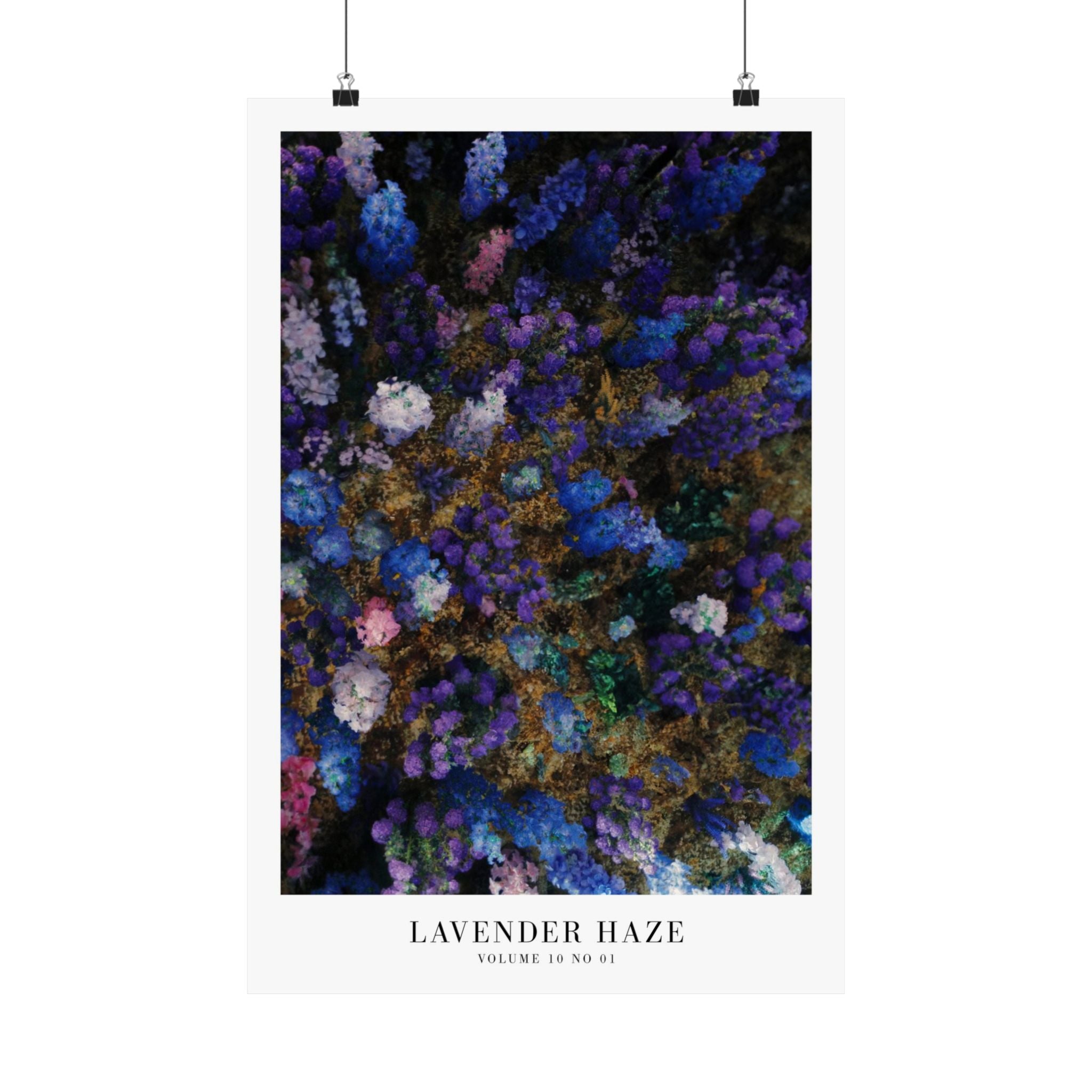 Lavender Haze Midnights Taylor Swift–inspired poster featuring floral