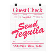 Pink Send Tequila Poster