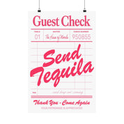 Pink Send Tequila Poster