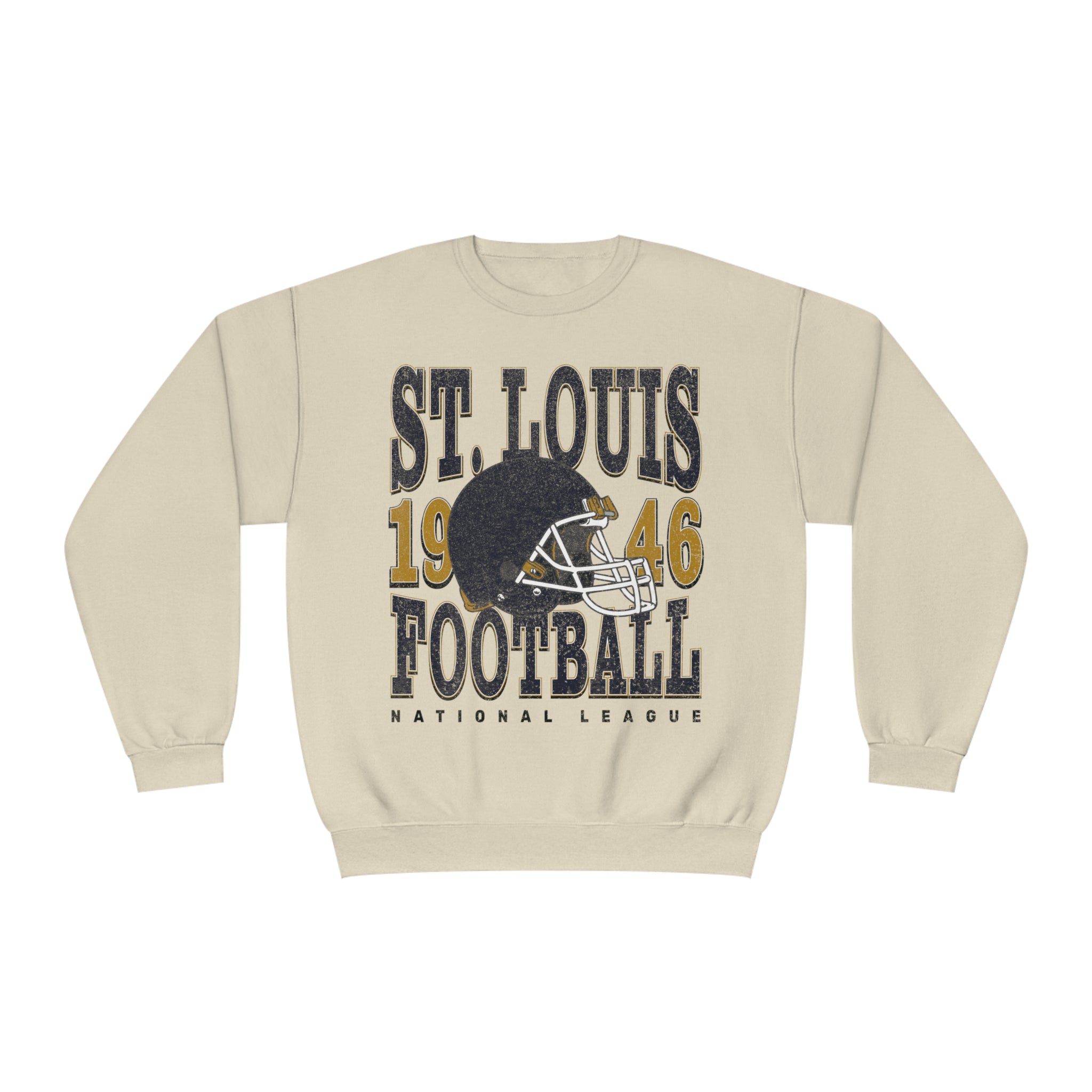 St. Louis Football Sweatshirt | Vintage Style St. Louis Football Crewneck | Football Sweatshirt | St. Louis Sweatshirt - Haus Of Moods