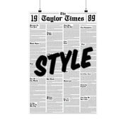 Style 1989 Newspaper Print