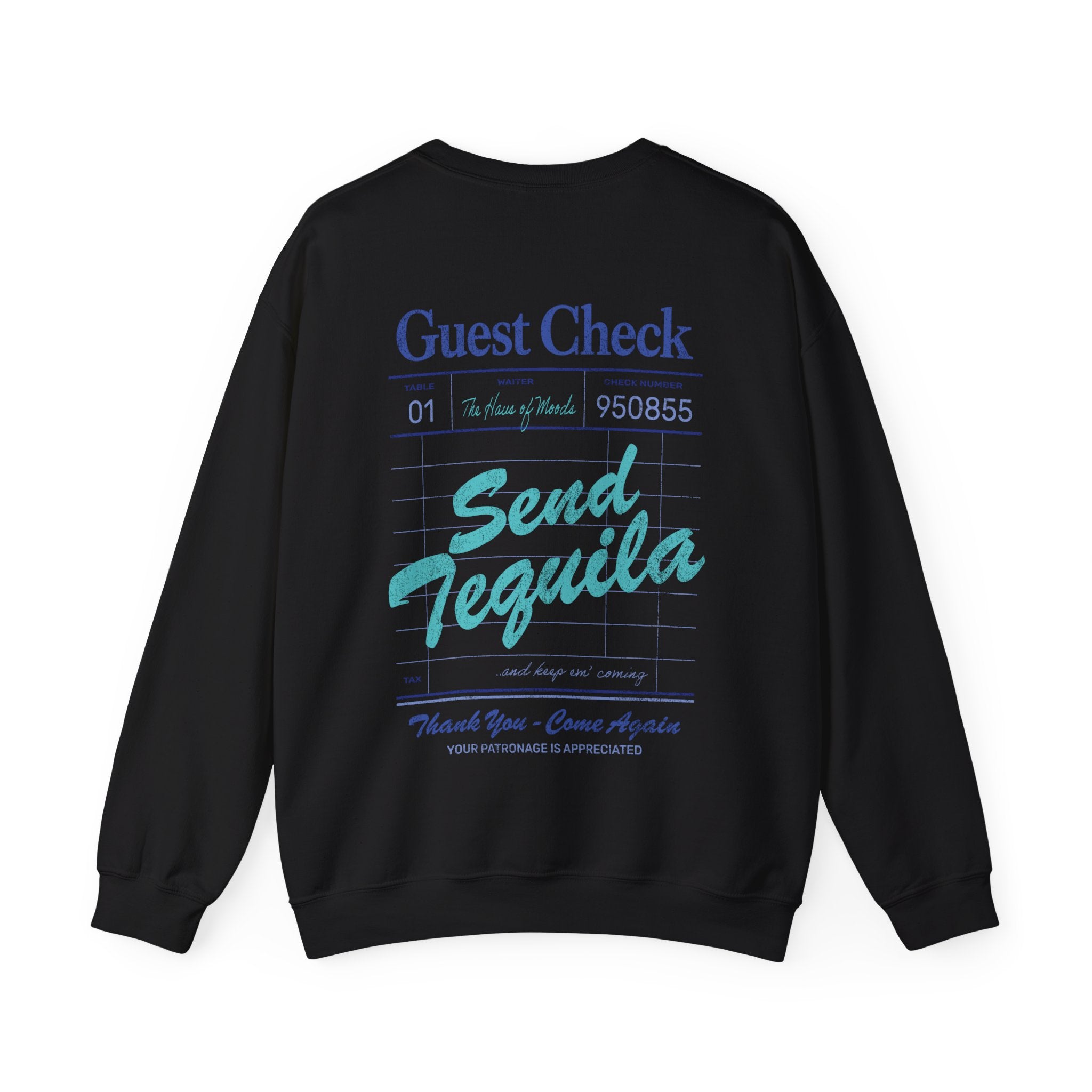 Send Tequila Crewneck - Classic Blue - Haus Of Moods