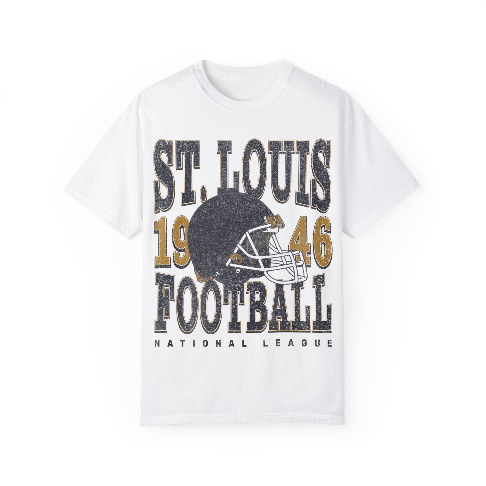 St. Louis Football Vintage Style Comfort Colors Shirt | St. Louis Football TShirt | St. Louis Football Gift - Haus Of Moods