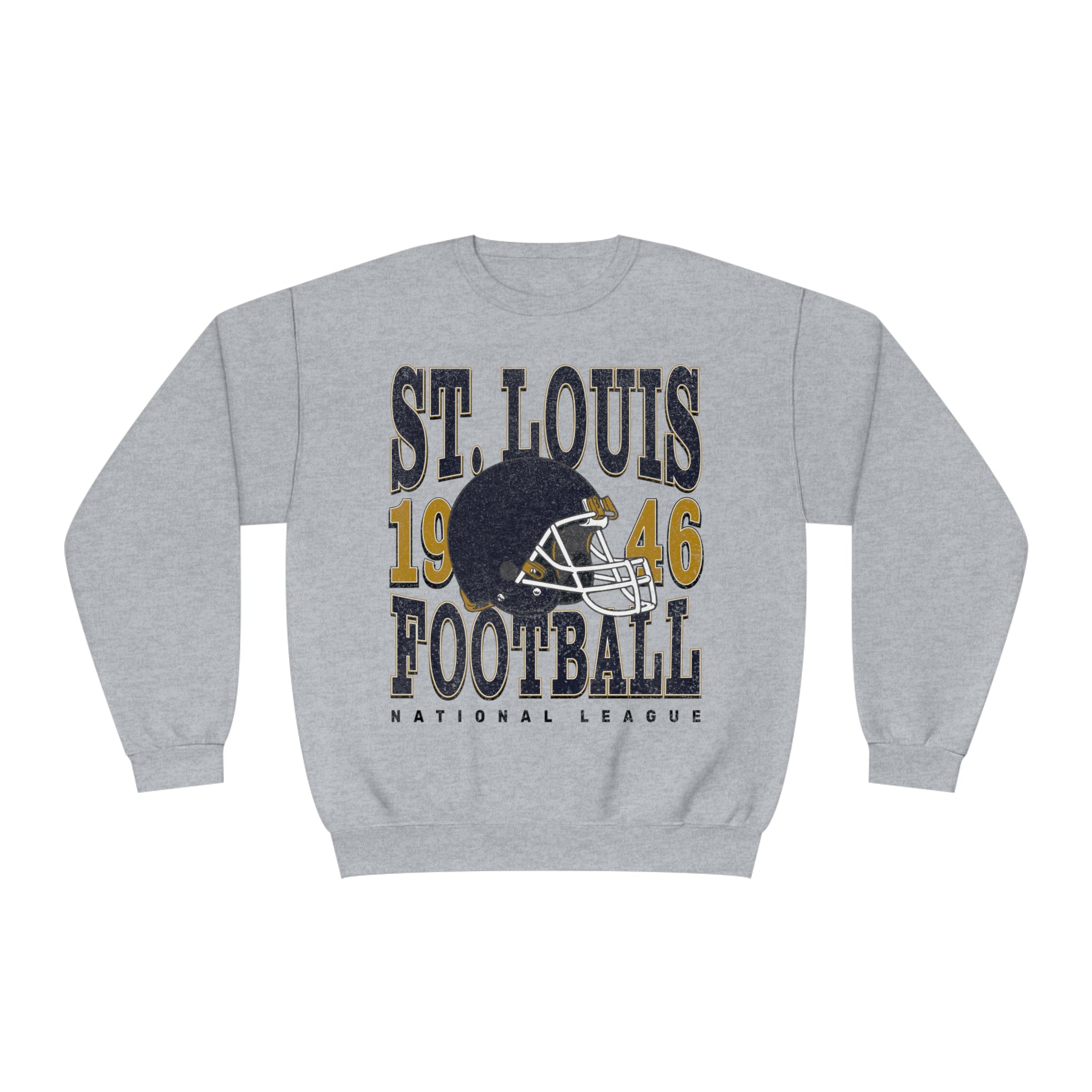 St. Louis Football Sweatshirt | Vintage Style St. Louis Football Crewneck | Football Sweatshirt | St. Louis Sweatshirt - Haus Of Moods