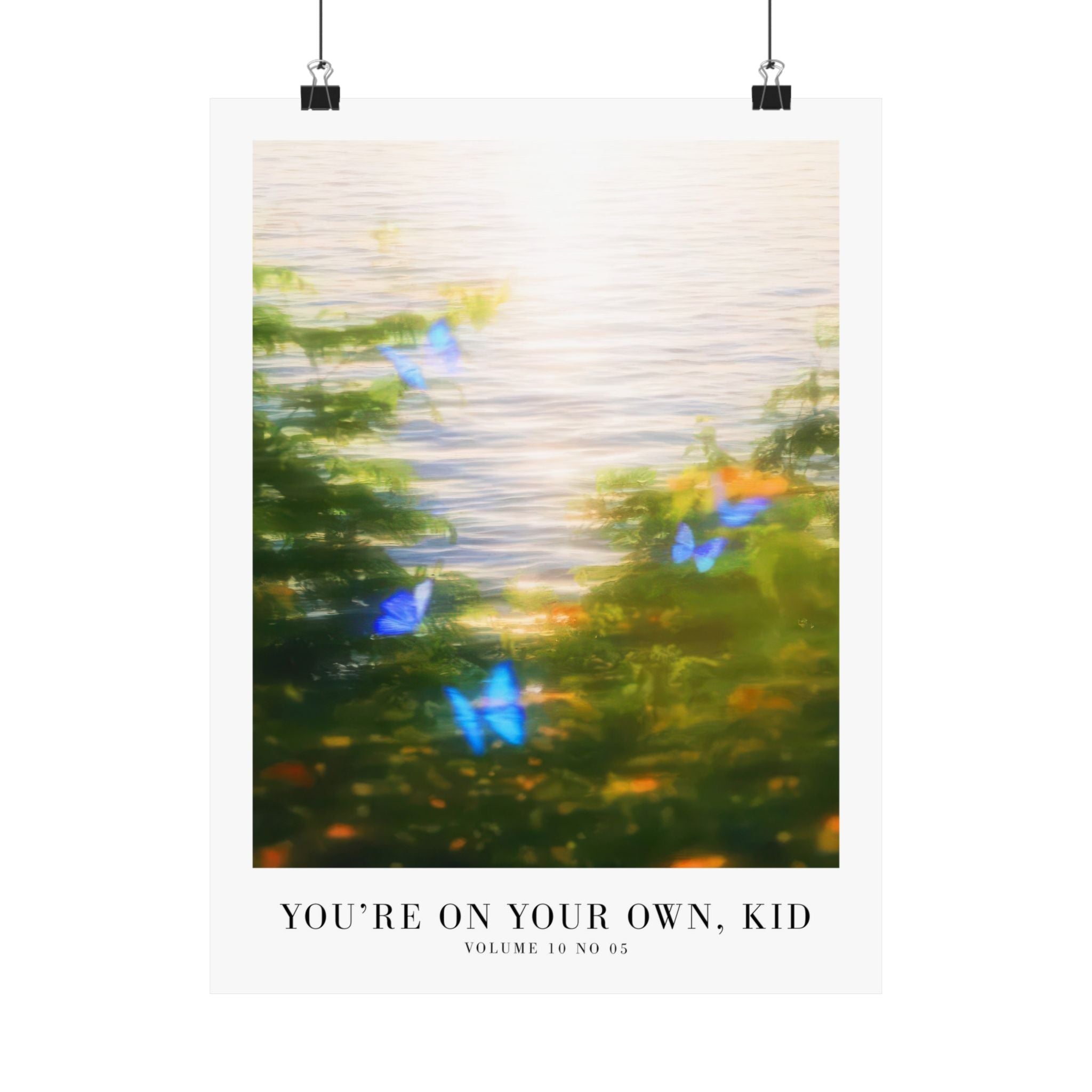 You're On Your Own, Kid Midnights Taylor Swift–inspired poster butterfly