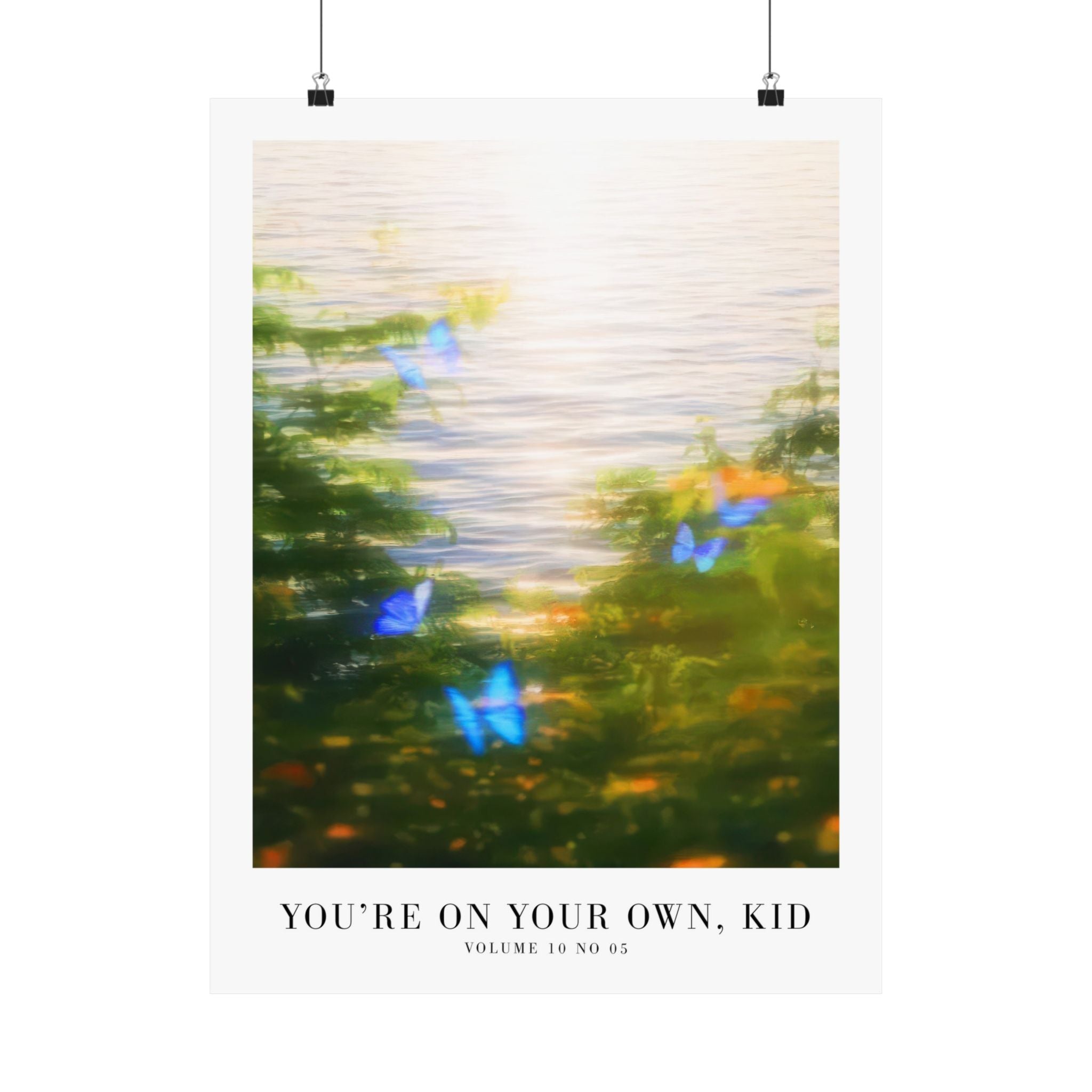 You're On Your Own, Kid Midnights Taylor Swift–inspired poster butterfly