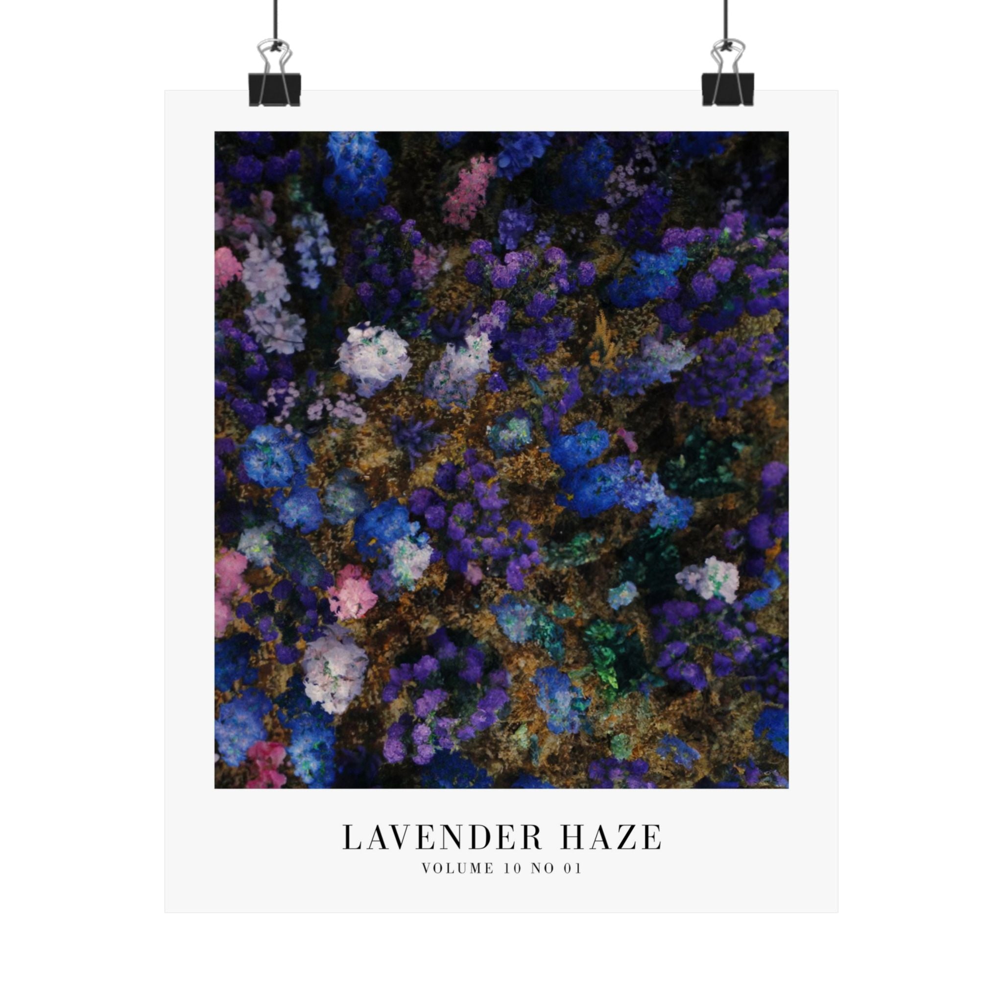 Lavender Haze Midnights Taylor Swift–inspired poster featuring floral