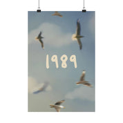 1989 Seagulls Beach Print