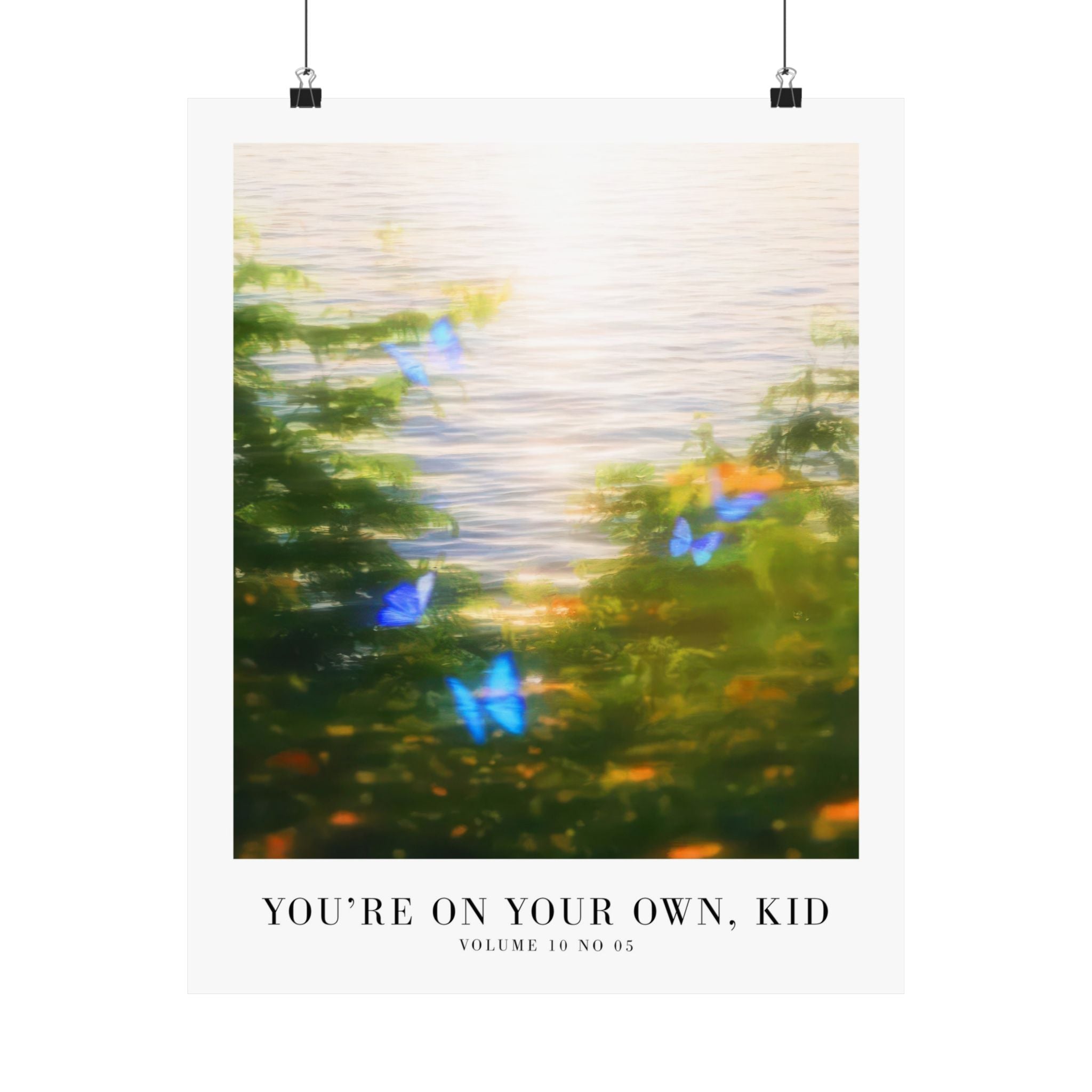You're On Your Own, Kid Midnights Taylor Swift–inspired poster butterfly