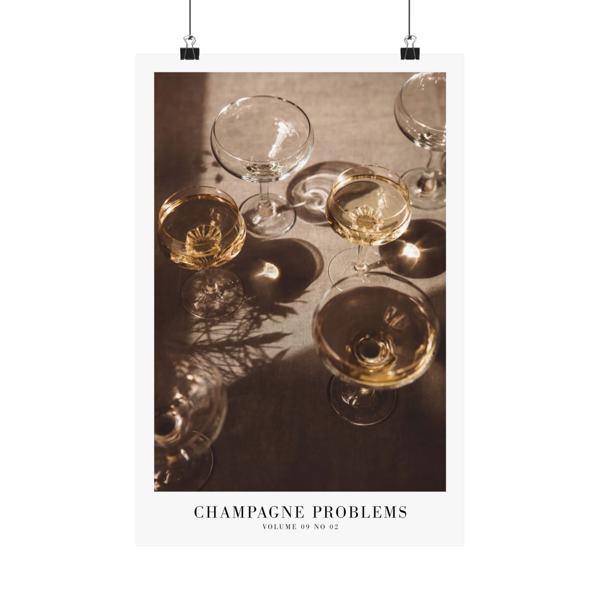 Champagne Problems Evermore Taylor Swift–inspired poster — detail view 3