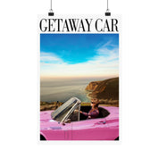 Hot Pink Getaway Car Print