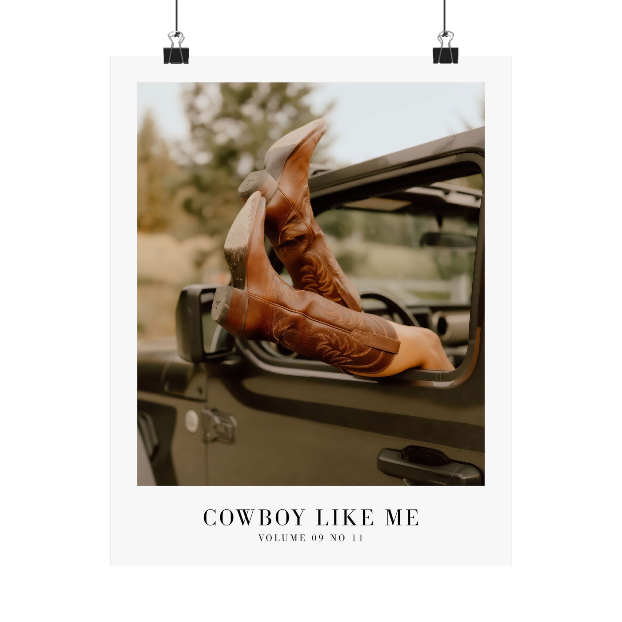 Cowboy Like Me Evermore Taylor Swift–inspired poster cowgirl western
